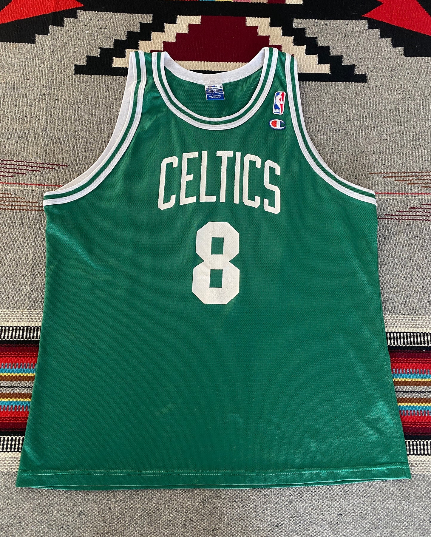 Vintage 90s NBA Celtics #8 Walker Jersey - Size 48 | Made by Champion