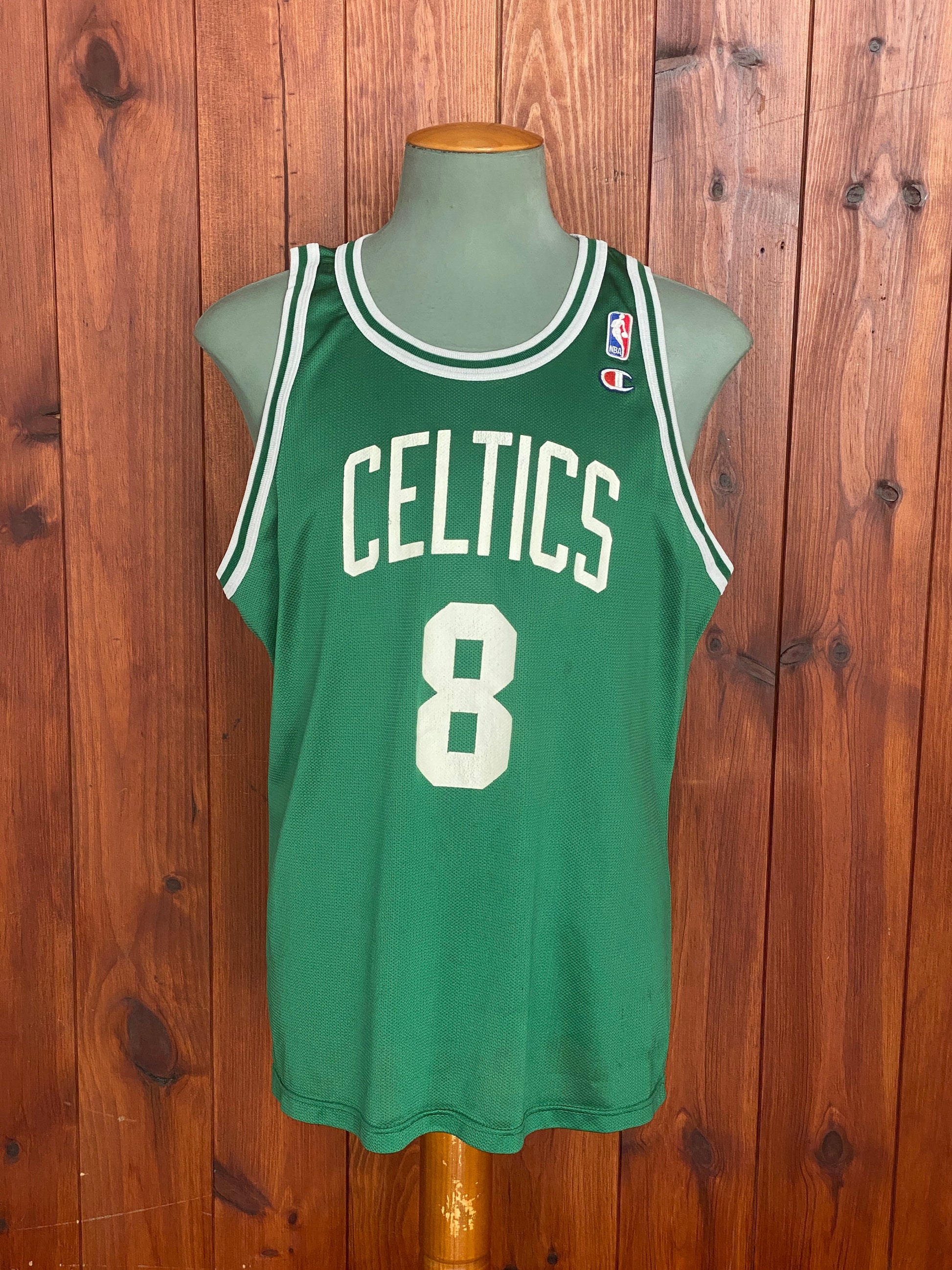 Vintage 90s NBA Celtics #8 Walker Jersey - Size 48 | Made by Champion