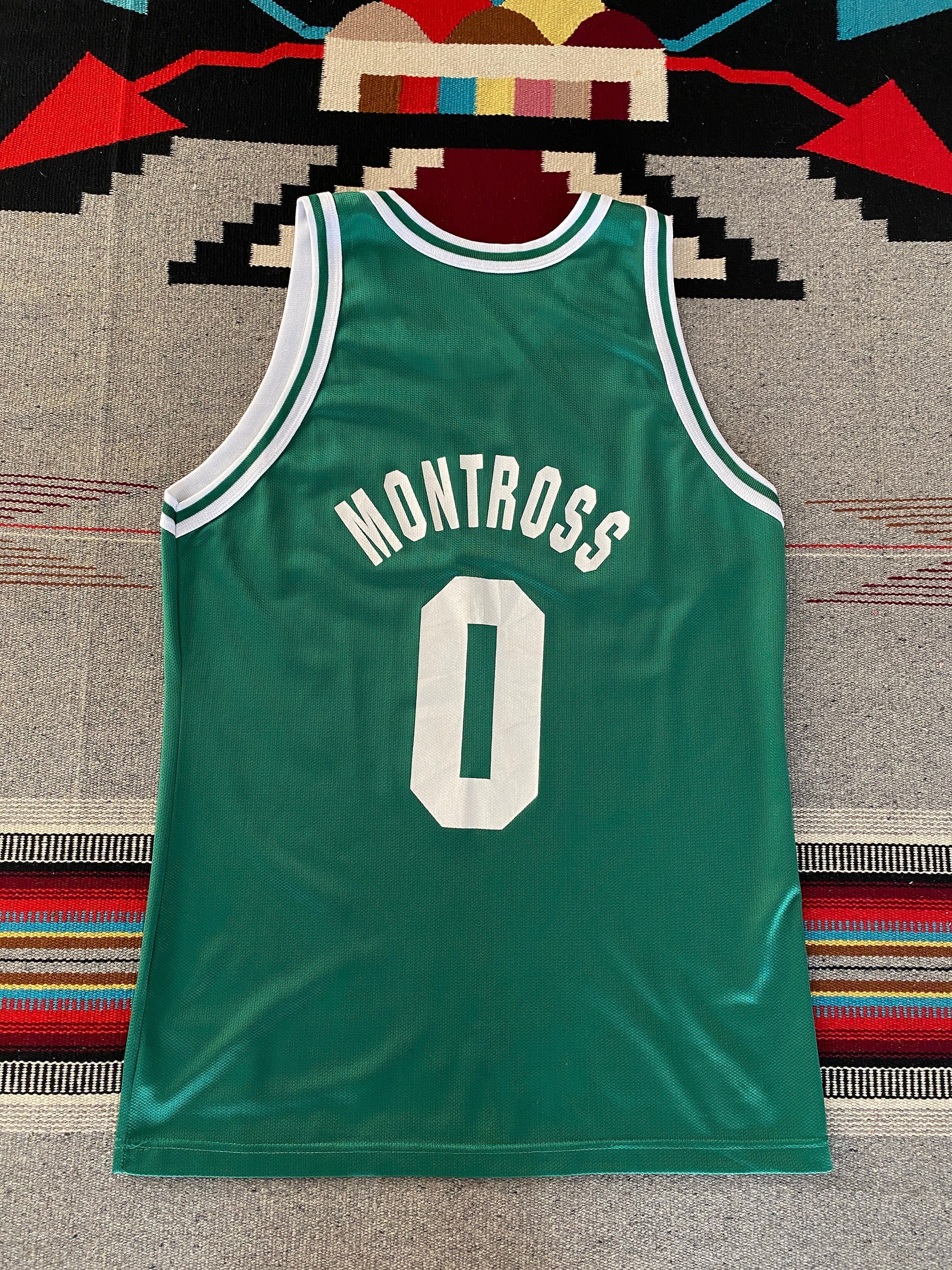 Authentic Size 44 Eric Montross #0 Celtics Vintage 90s Jersey | Made in USA by Champion
