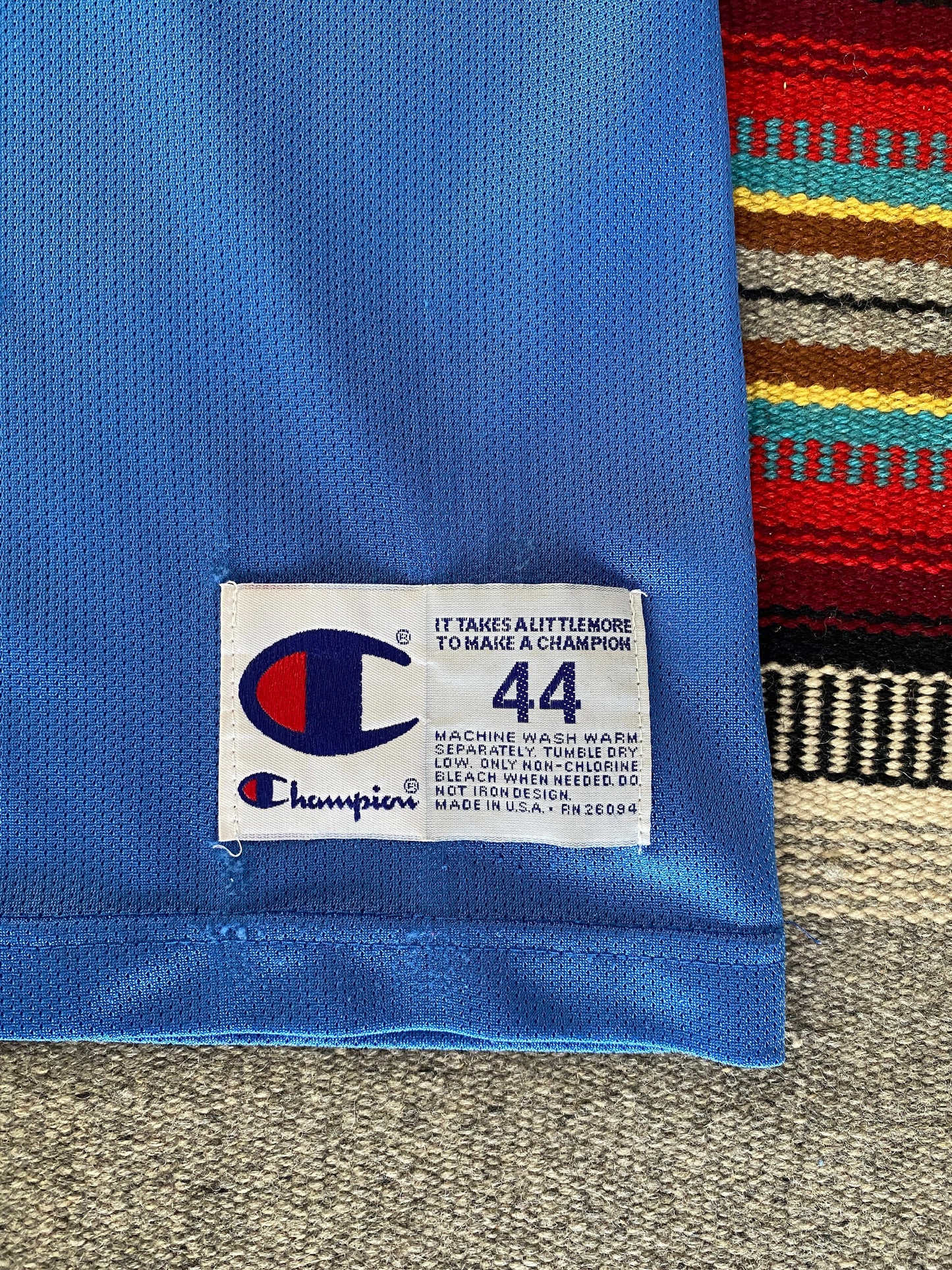 Size 44. #1 Hardaway Orlando 90s Champion NBA Jersey Made in USA