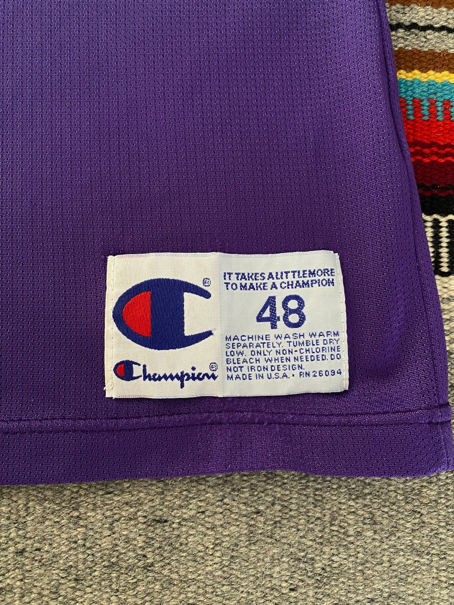 Vintage Champion NBA Jersey #13 Glenn Robinson Bucks - Size 48
