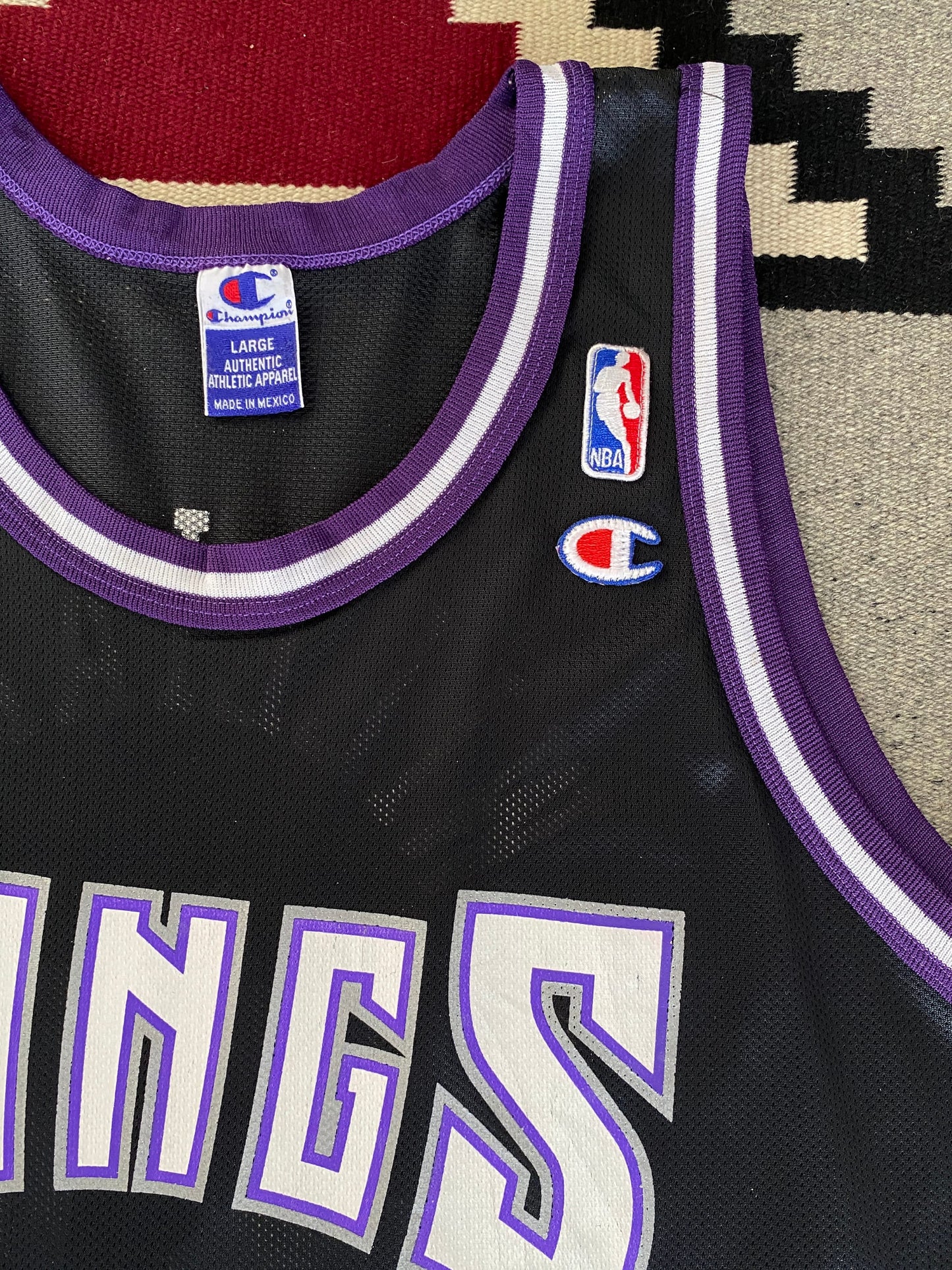 Authentic Size 44 Jason Williams #55 90s Champion NBA Kings Jersey | Vintage Collectible