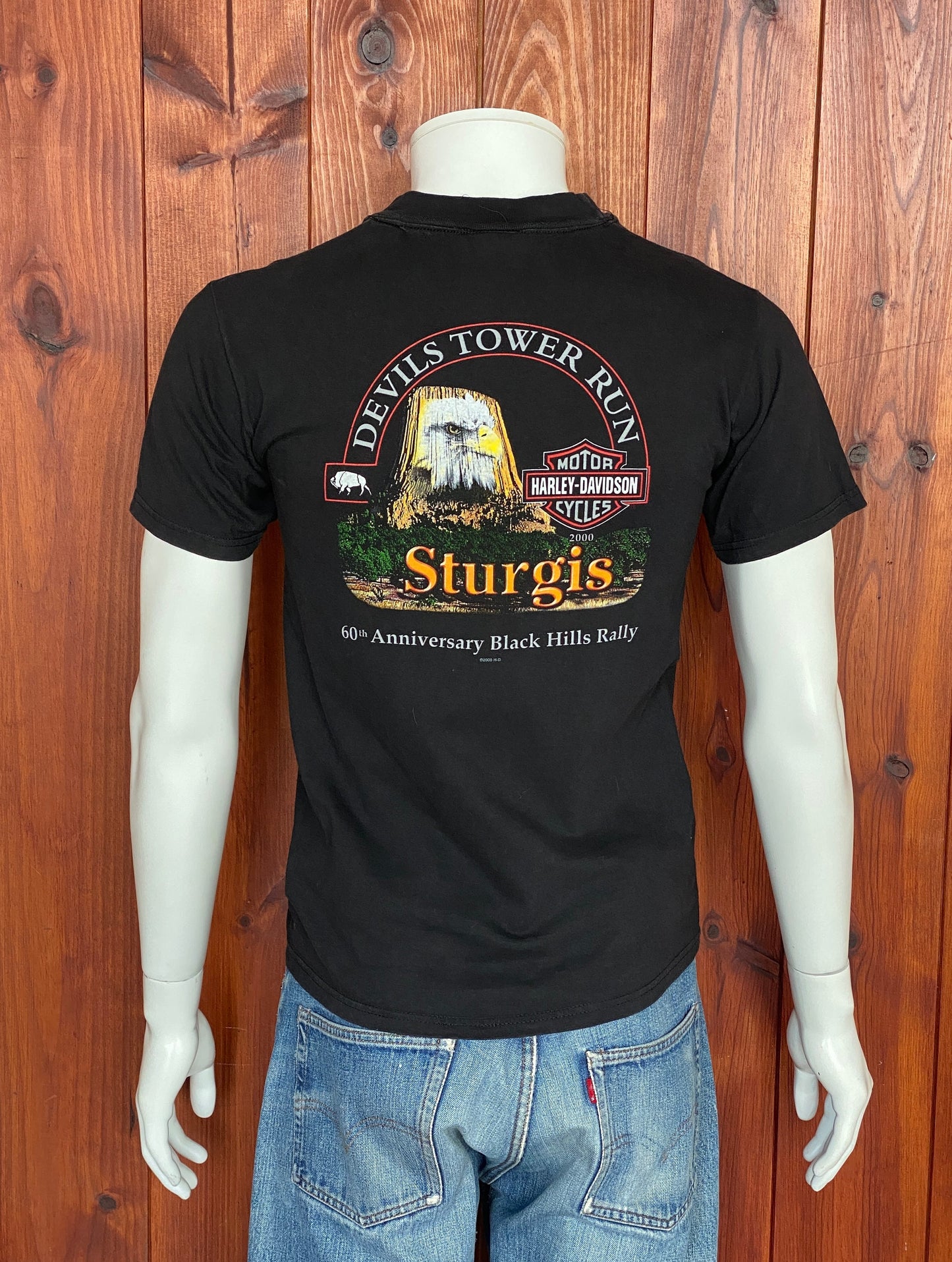 Small. Harley Davidson Sturgis 2000 vintage t shirt Made In USA