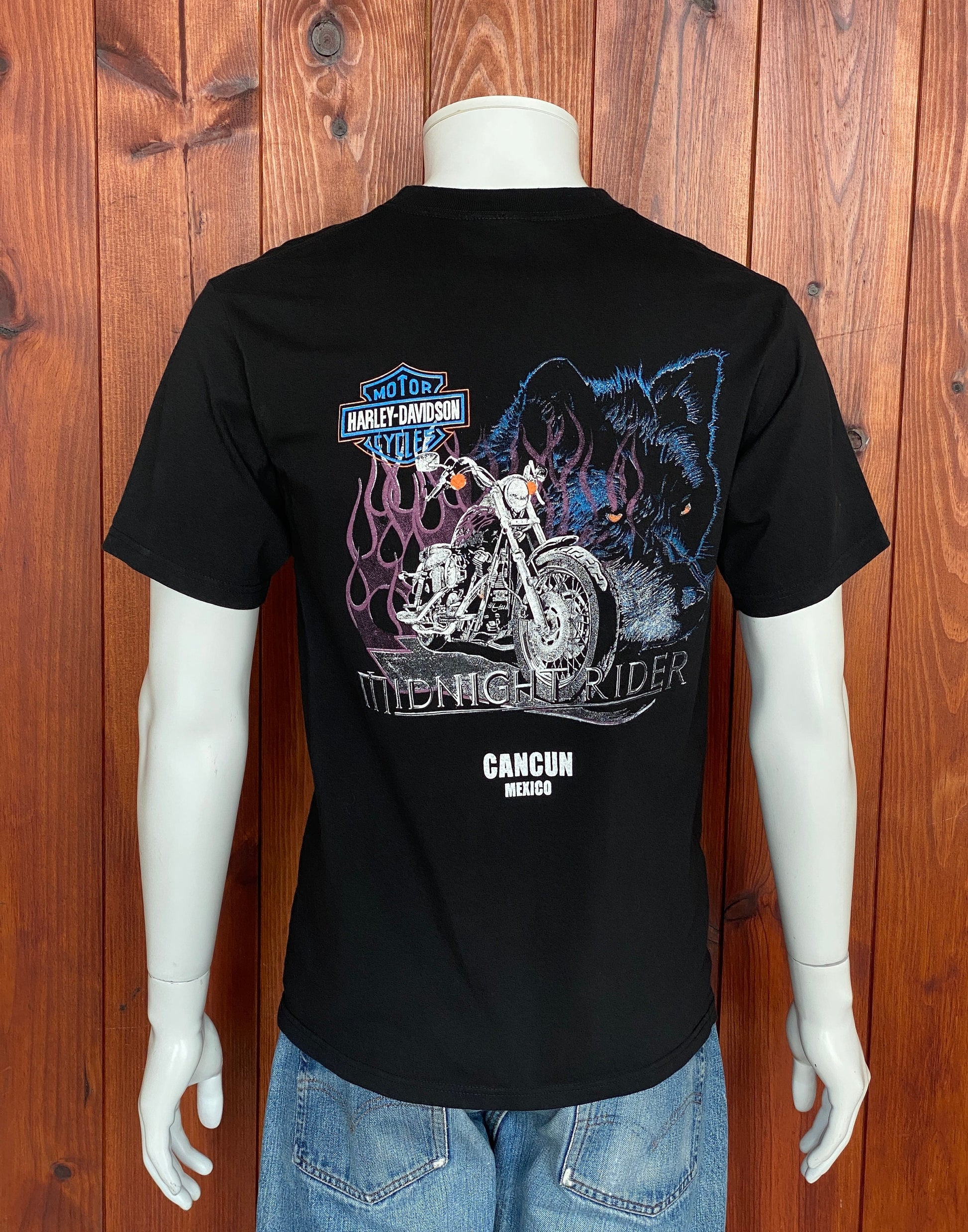 Vintage 1989 Harley Davidson T-Shirt - Size M | Made in Mexico | Authentic Collectible"