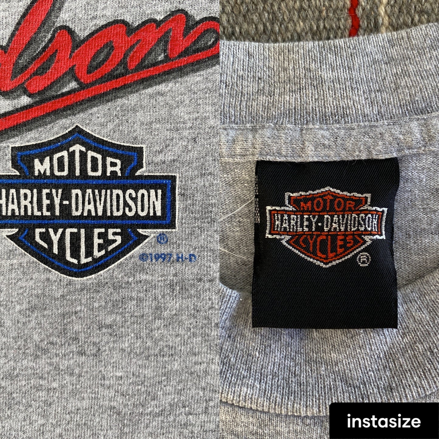 Vintage 90s Harley Davidson T-Shirt - Size M | Made in USA | Retro Biker Style