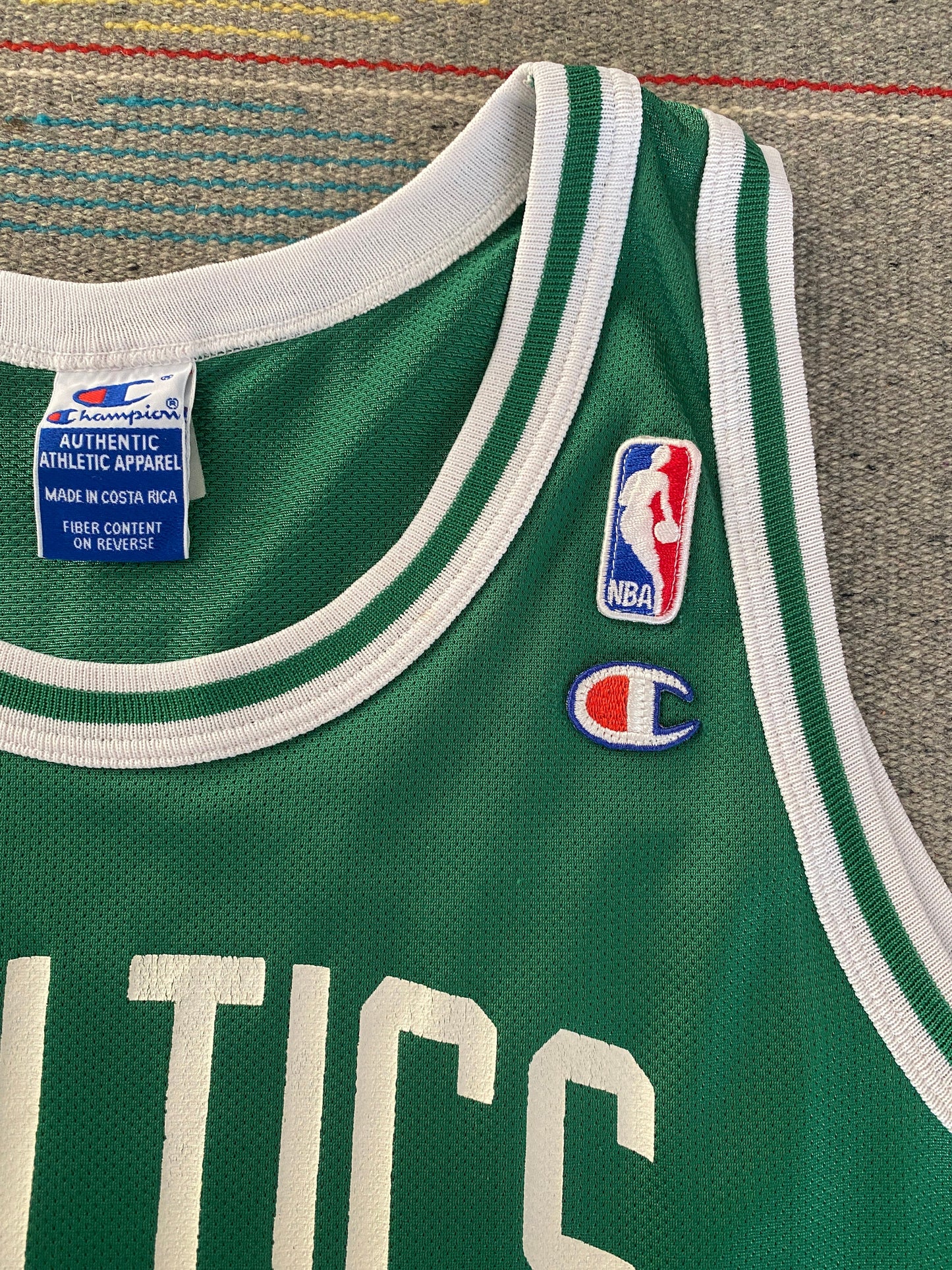 Vintage 90s NBA Celtics #8 Walker Jersey - Size 48 | Made by Champion