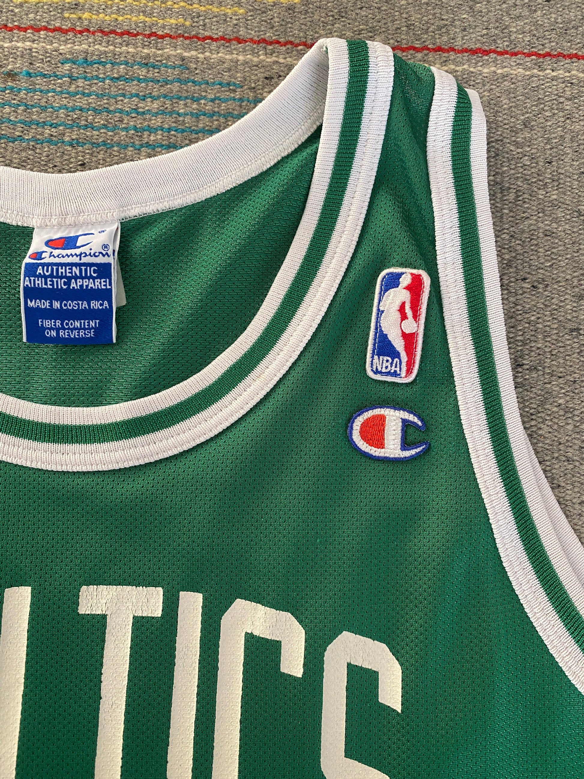 Vintage 90s NBA Celtics #8 Walker Jersey - Size 48 | Made by Champion
