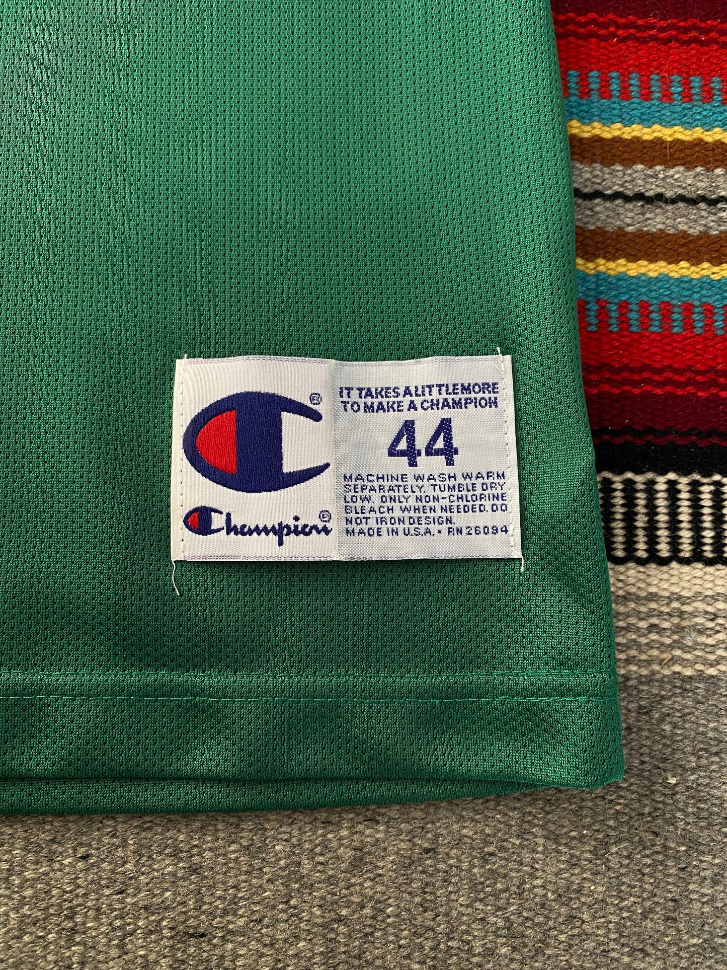 Authentic Size 44 Eric Montross #0 Celtics Vintage 90s Jersey | Made in USA by Champion