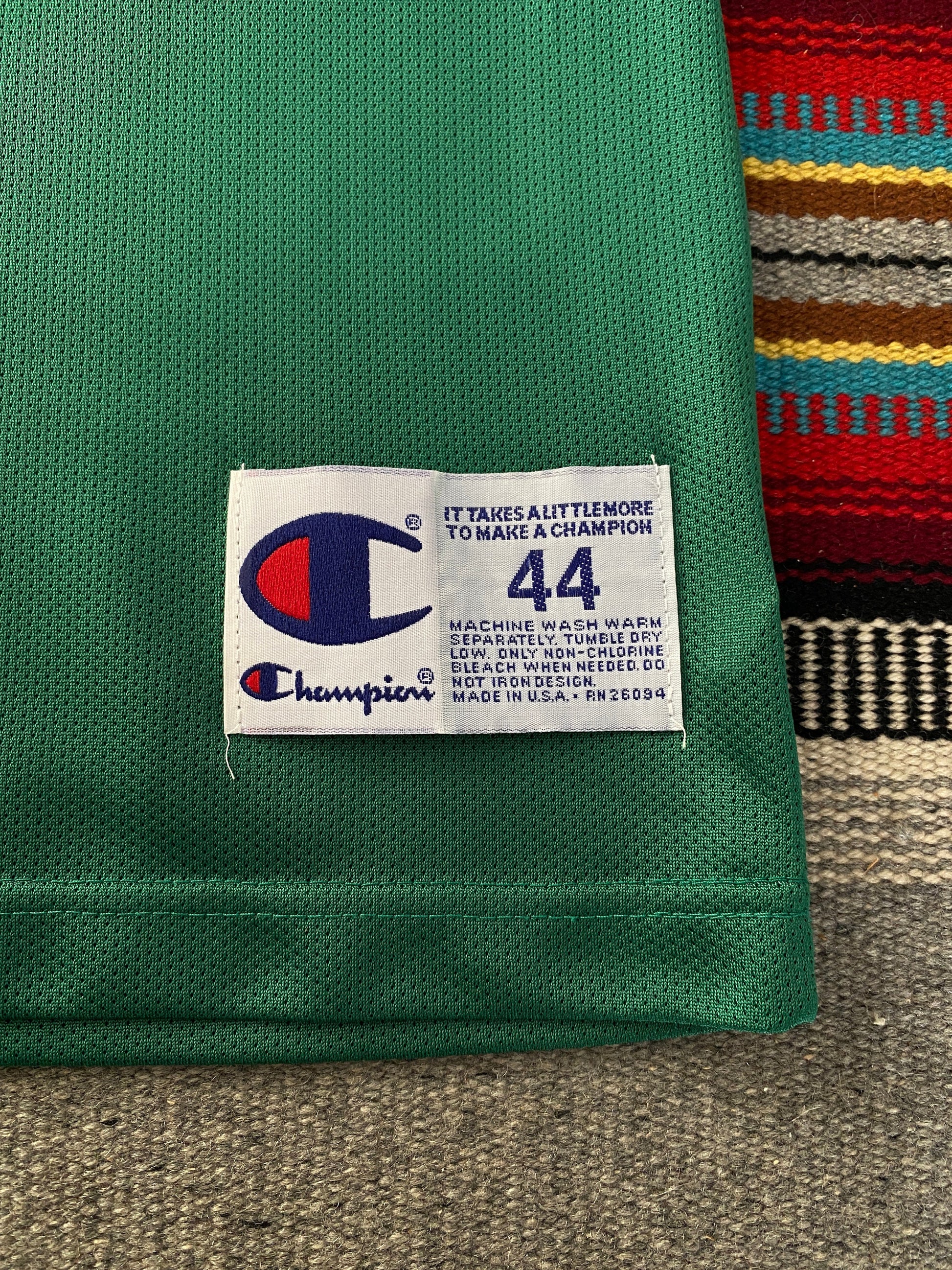 Authentic Size 44 Eric Montross #0 Celtics Vintage 90s Jersey | Made in USA by Champion