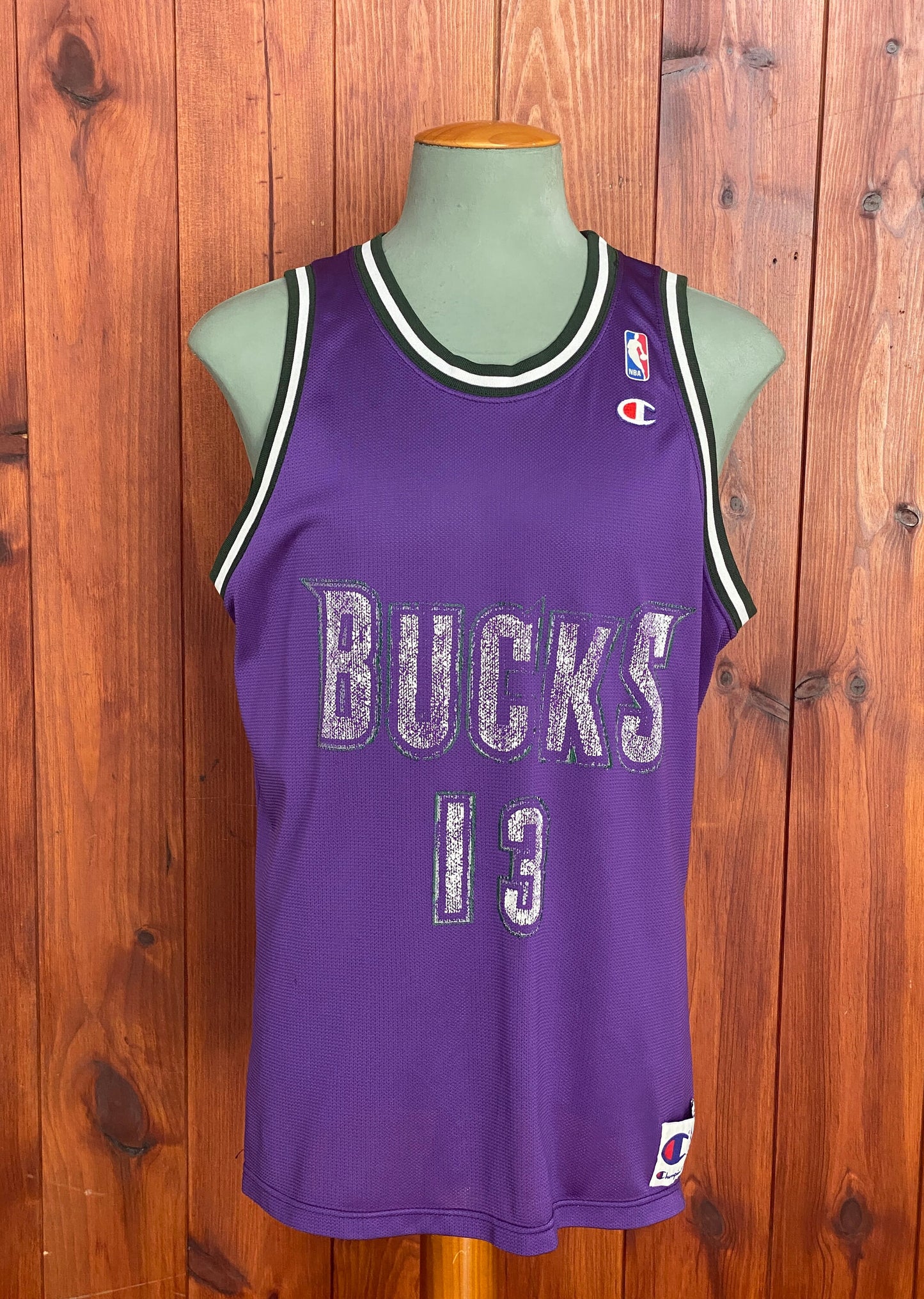 Vintage Champion NBA Jersey #13 Glenn Robinson Bucks - Size 48