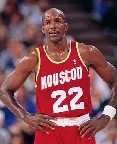 Authentic Size 44 Clyde Drexler #22 Houston Rockets Vintage NBA Champion Jersey | Made in USA