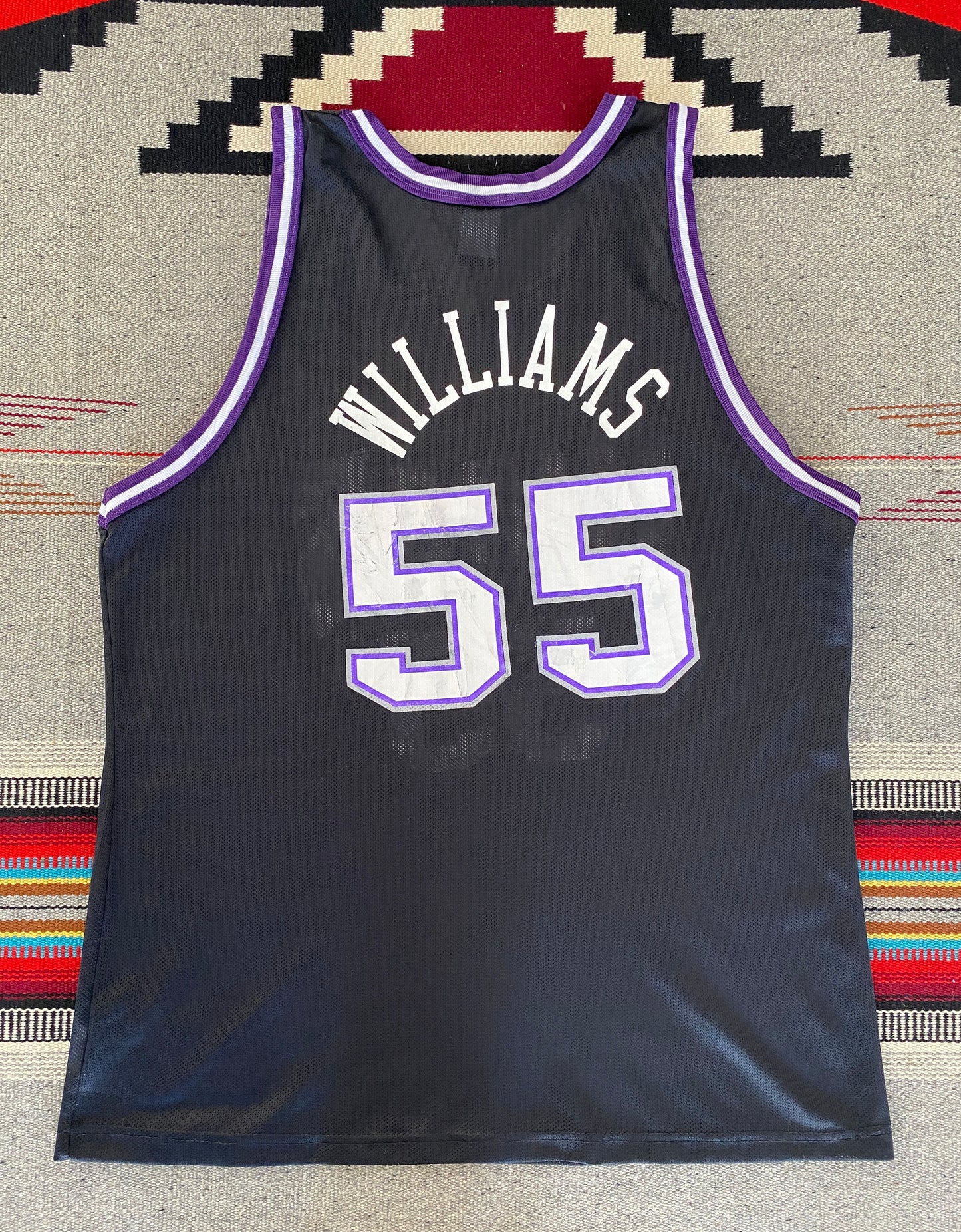 Authentic Size 44 Jason Williams #55 90s Champion NBA Kings Jersey | Vintage Collectible