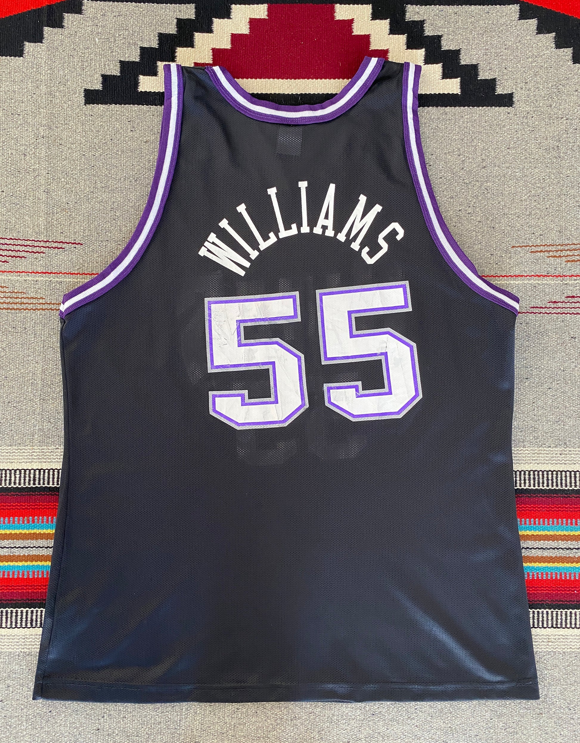 Authentic Size 44 Jason Williams #55 90s Champion NBA Kings Jersey | Vintage Collectible