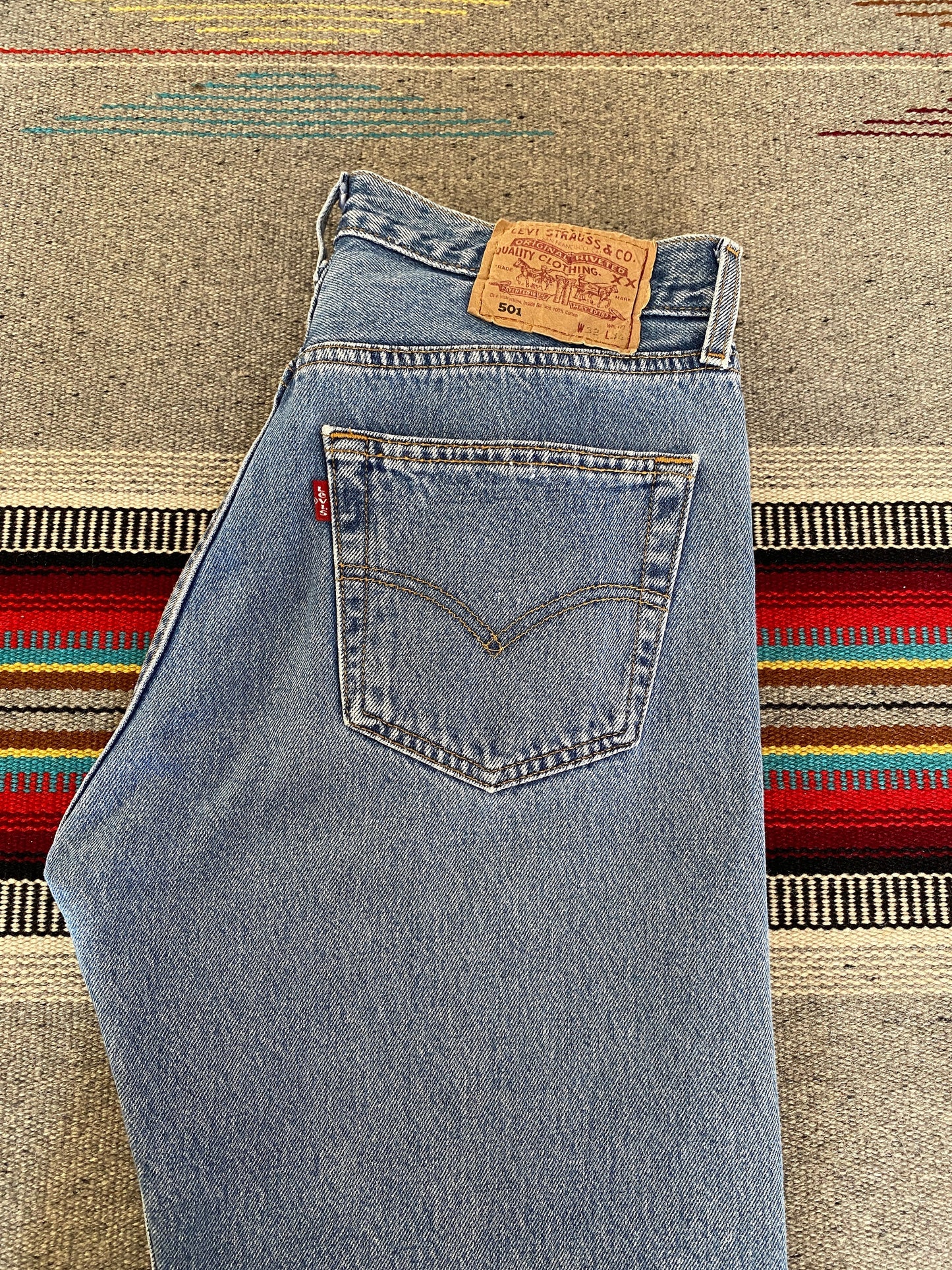 Levi's 501 Vintage Jeans Made in Mexico - Size 32x34 BLUE