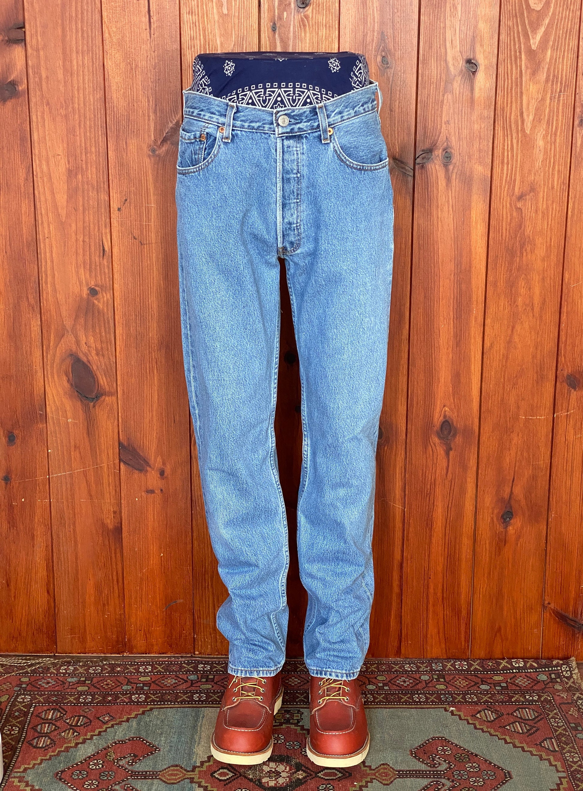 Levi's 501 Vintage Jeans Made in Mexico - Size 32x34 BLUE