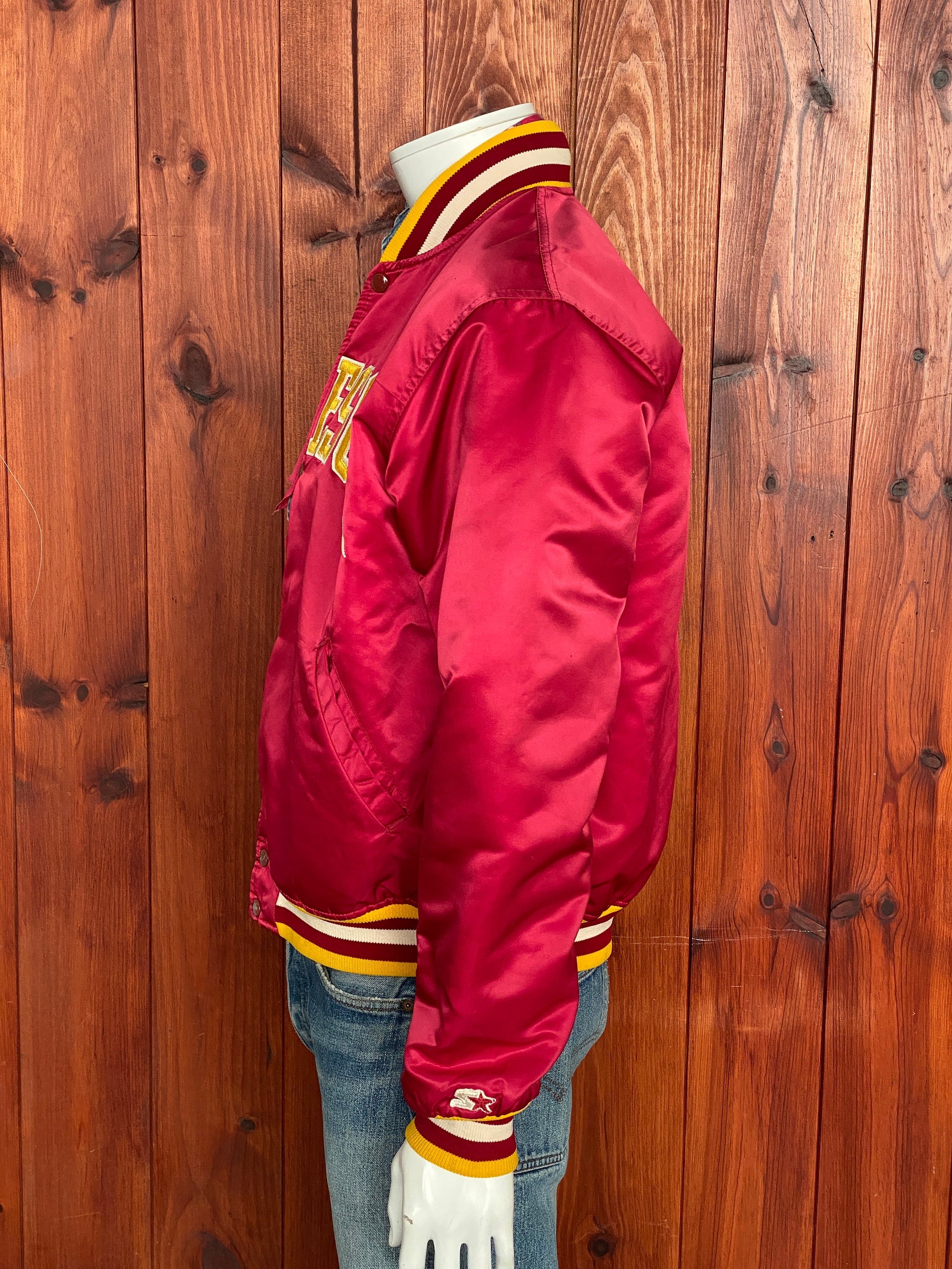 Large Vintage 80s Minnesota Starter Jacket Made in USA | Retro Apparel