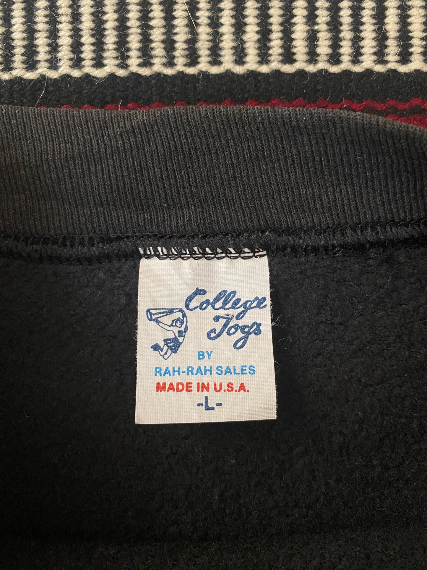 Large Vintage Bulldogs Football 80s Sweatshirt Made in USA | Retro Sports Apparel
