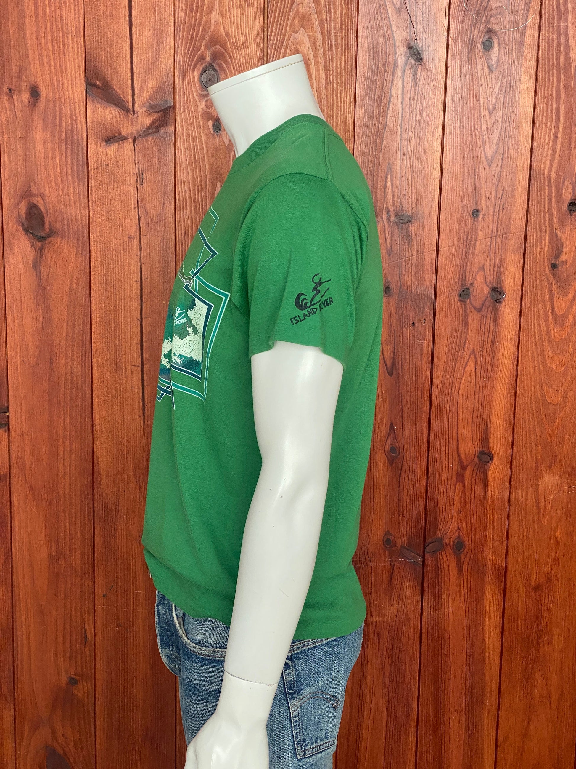 Large, Authentic 50/50 vintage 890s t shirt Made In USA