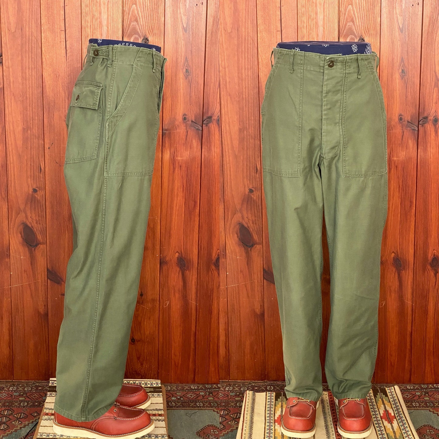 Size Med. Authentic 60s Vietnam war era OG-107 fatigue pants