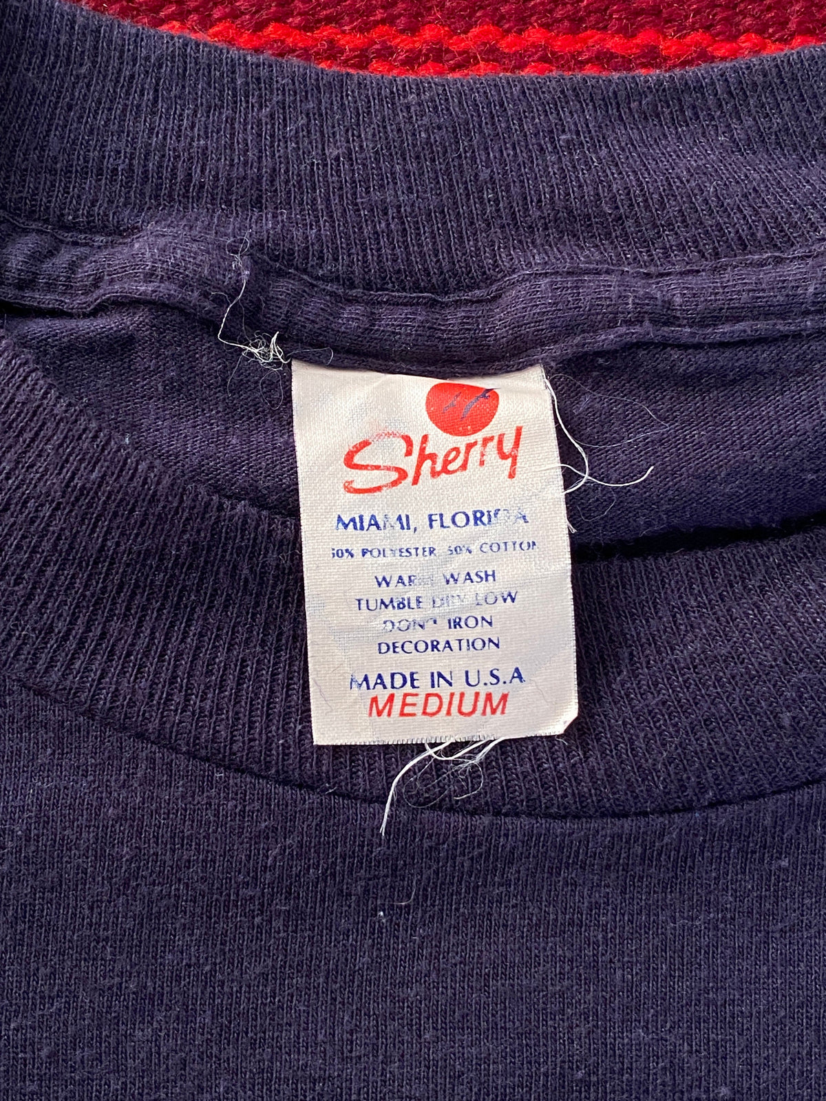 Large. Vintage 50/50 cotton 80s Vortex t shirt Made In USA-AJ357 Studio