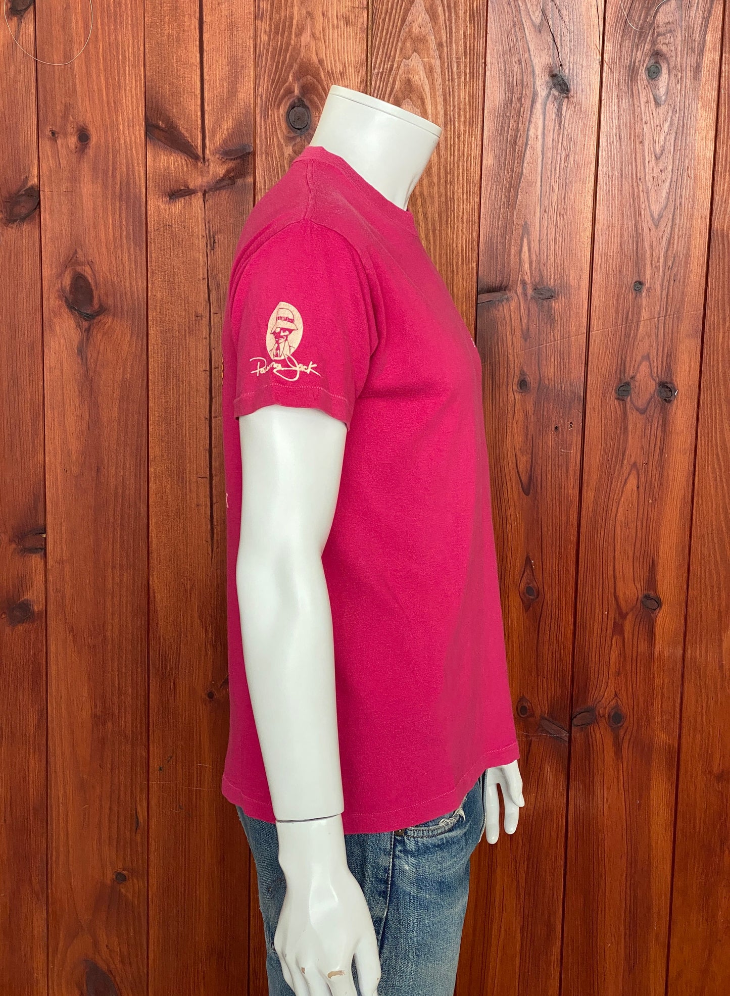 Large. Vintage 50/50 cotton 80s Panama Jack t shirt Made In USA