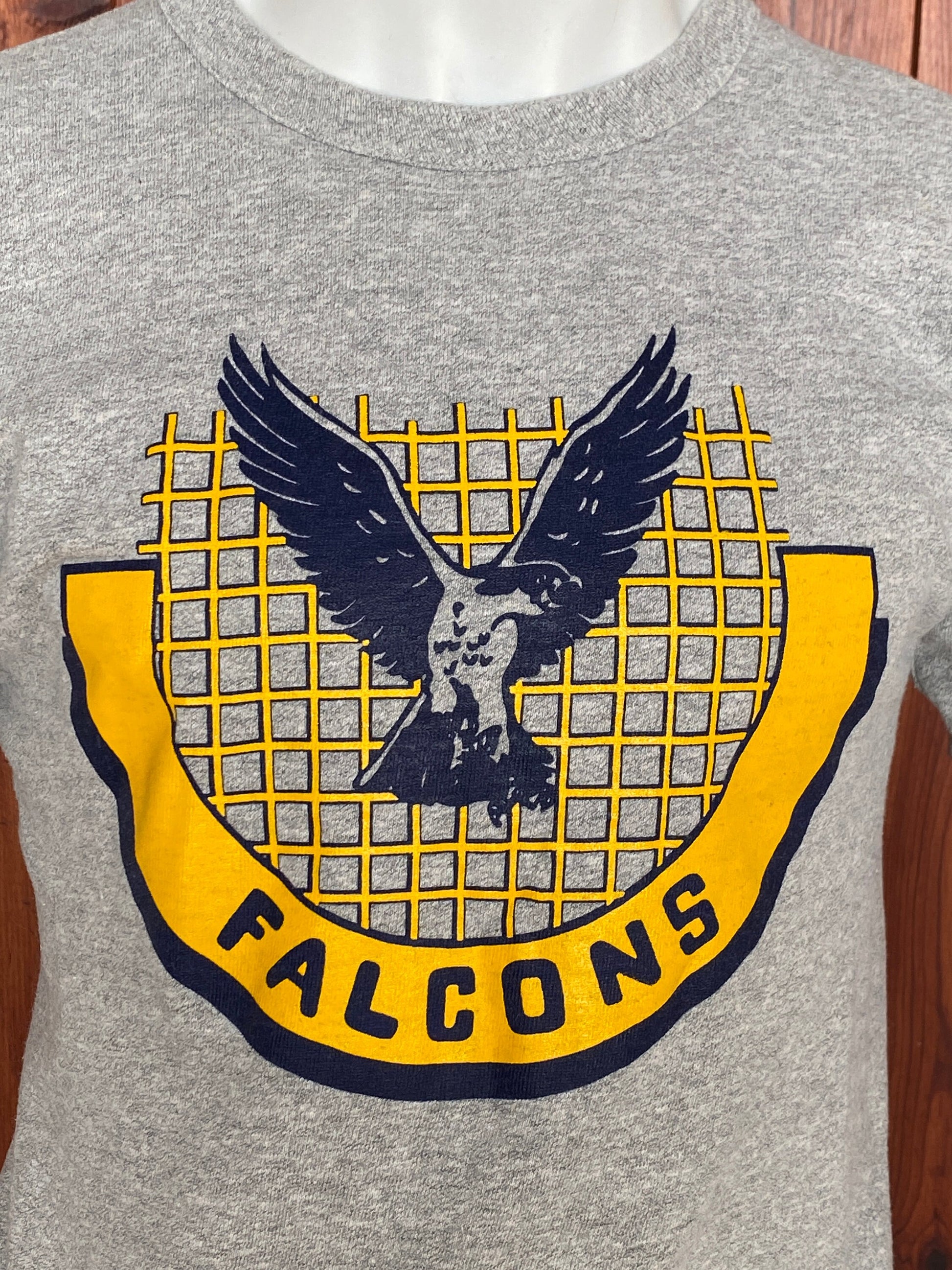 Medium Champion Vintage 100% Cotton Falcon T-Shirt Made in USA | Retro American Apparel