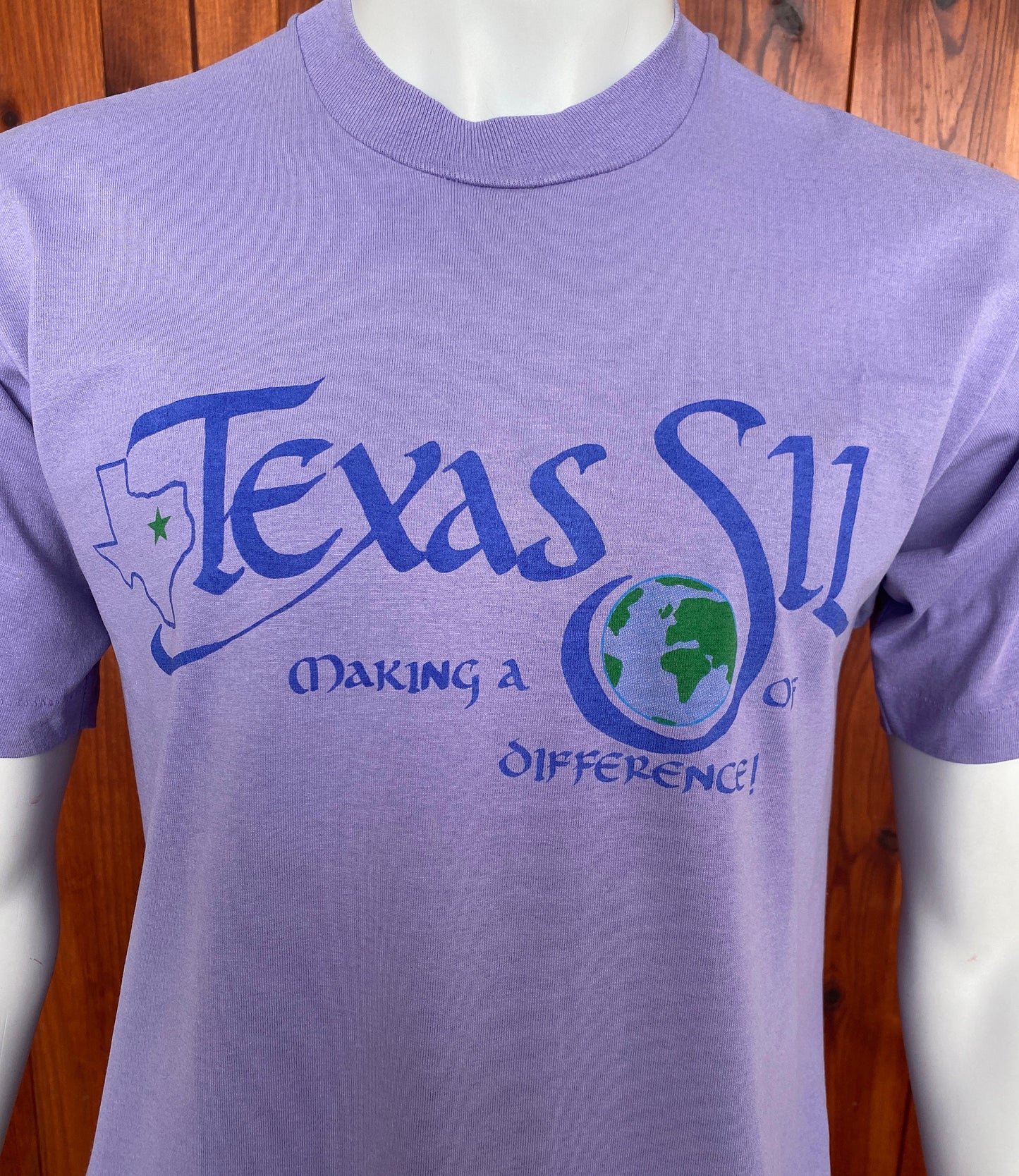 Vintage 80s Texas Sil T-Shirt - Size M | Made in USA | Retro Style