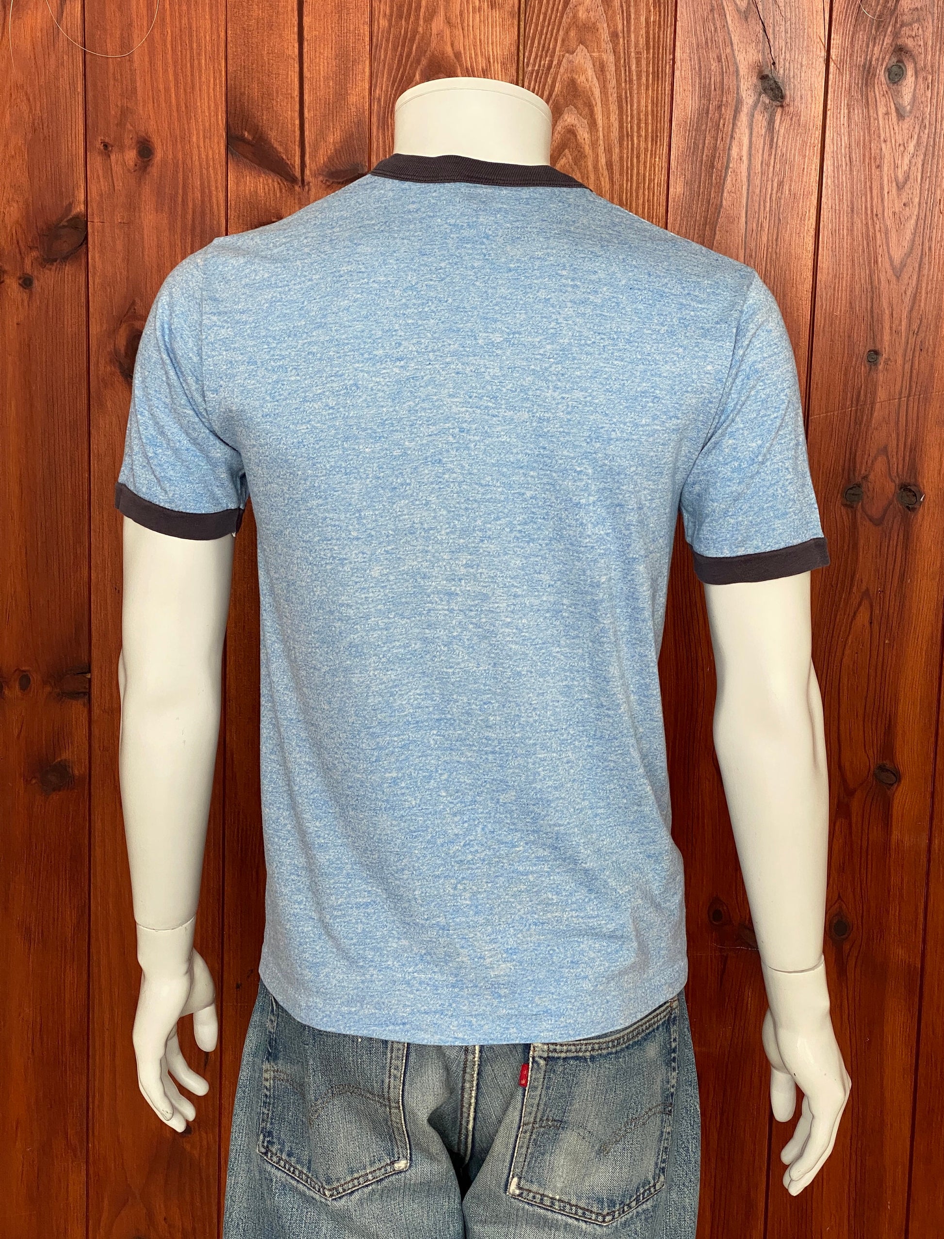 Vintage 80s State Track T-Shirt - Size M | Made in USA | Retro Athletic Style
