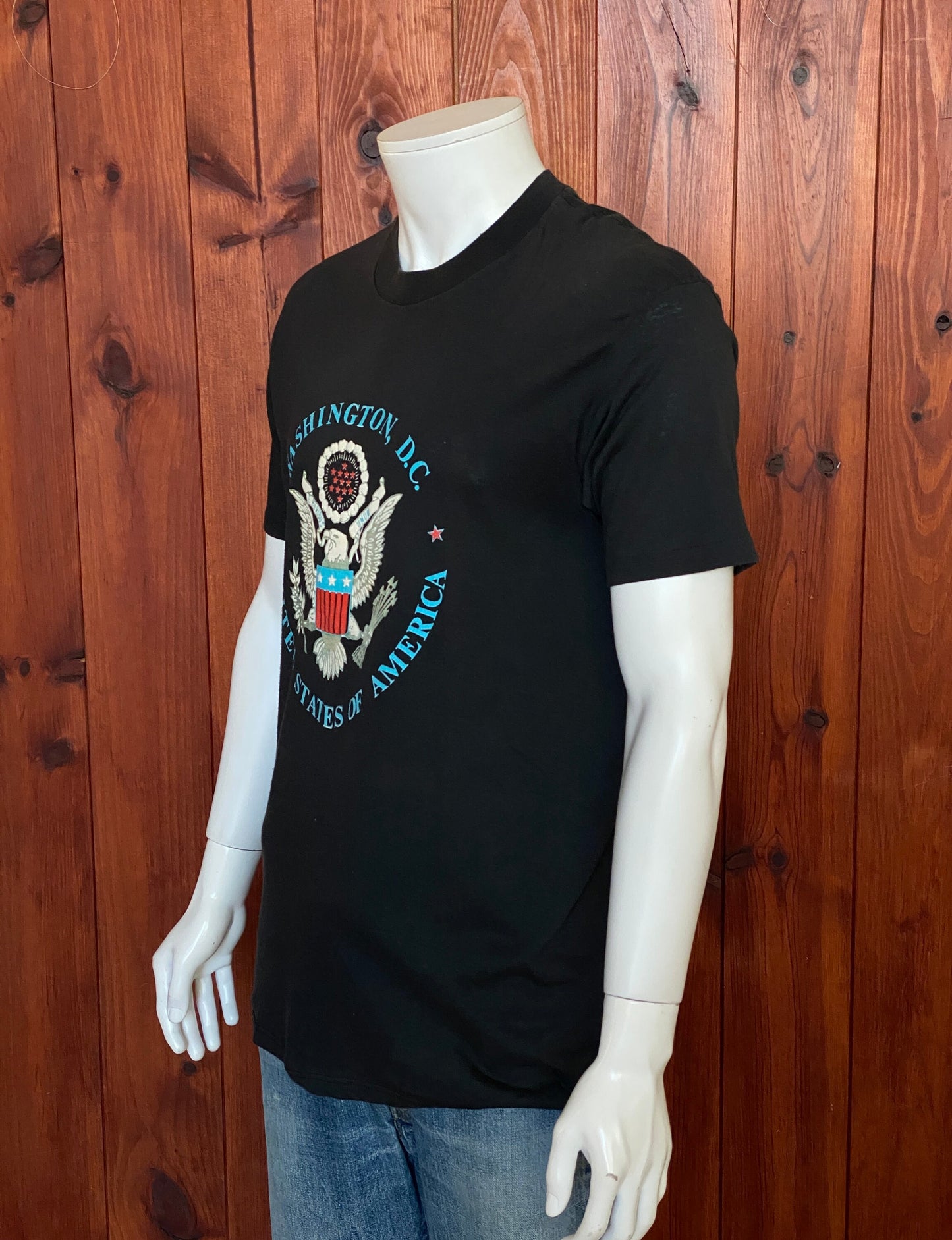 XL. Vintage 50/50 cotton 80s US Seal T-shirt Made In USA