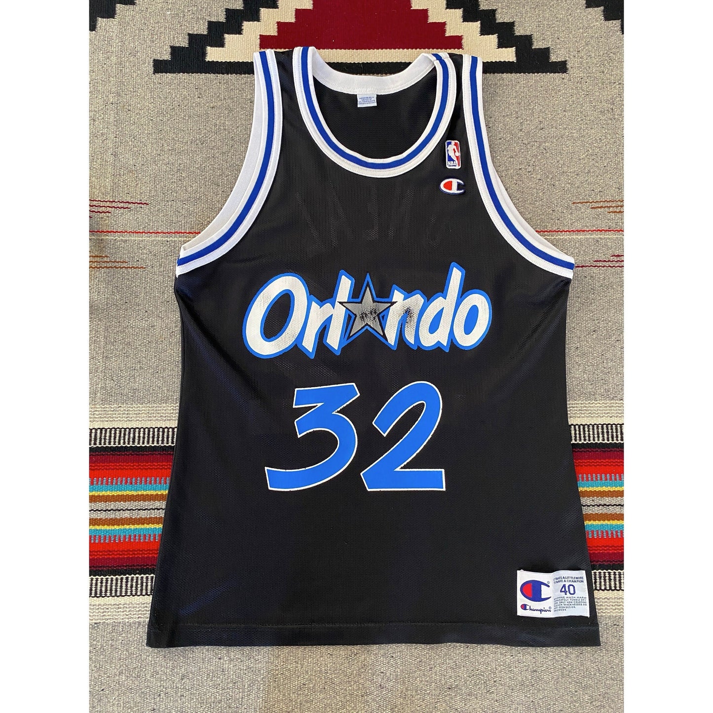 Authentic 90s Champion NBA Jersey - #32 O’Neal Orlando - Size 40