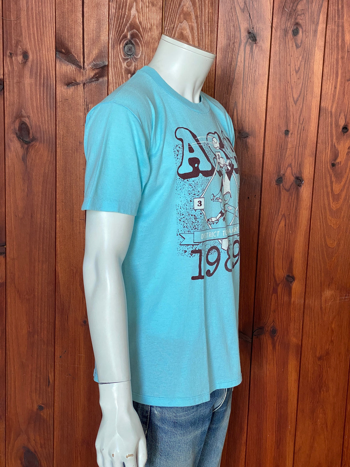 Vintage 80s ASA T-Shirt - Size L | Made in USA | 50/50 Cotton Blend-AJ357 Studio