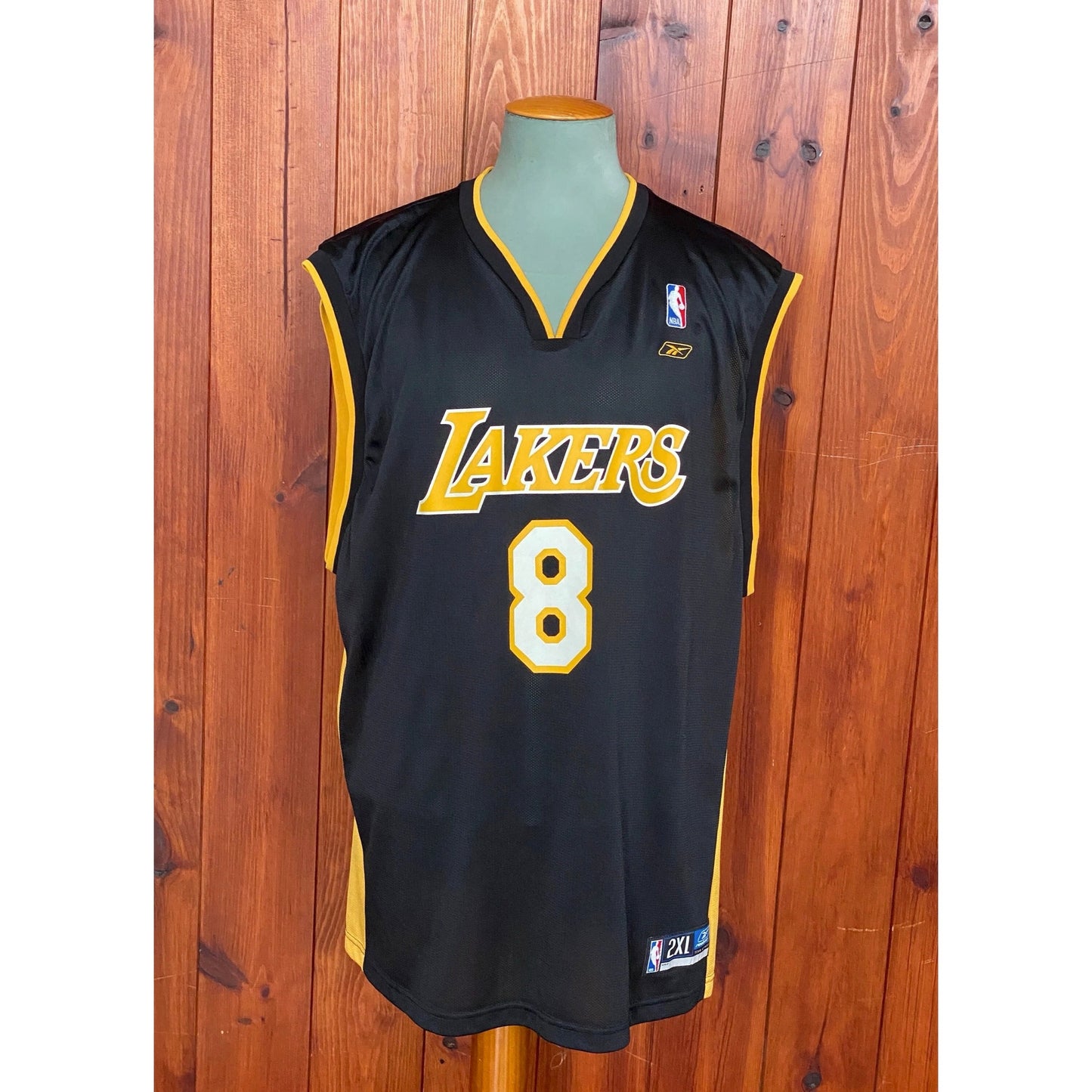 Size XXL. Kobe Bryant #8 Vintage Lakers Jersey by reebok