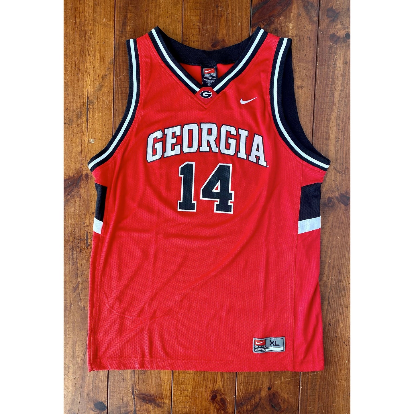 Youth XL. Vintage Nike NBA Georgia jersey #14