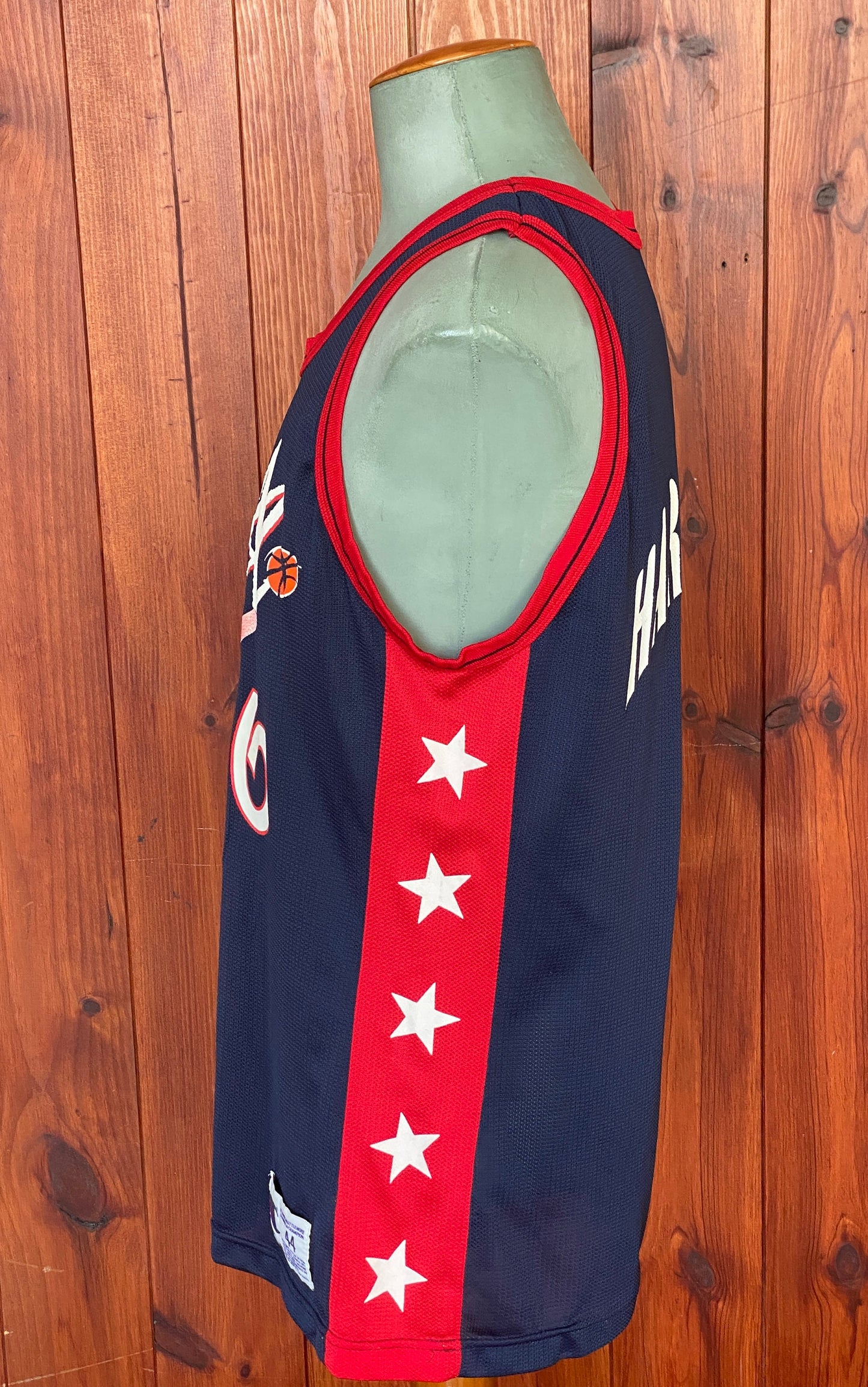 Vintage Dream Team Olympic Champion NBA jersey, size 44, featuring Hardaway #6 - front view. Made in USA.