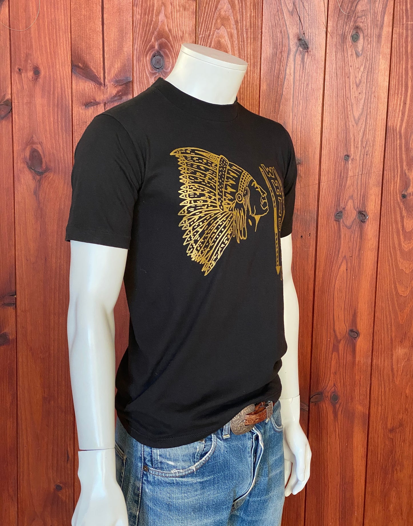 Med. Vintage 50/50 80s Whigham t shirt made in USA