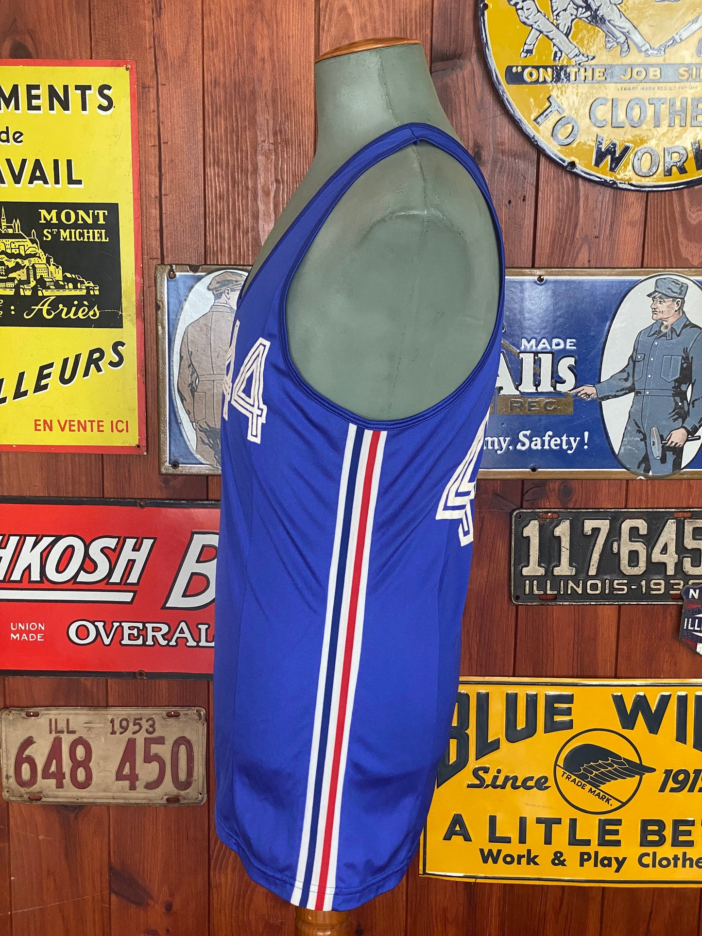Size 44 EU Vintage 1970 Adidas jersey Made in Fance