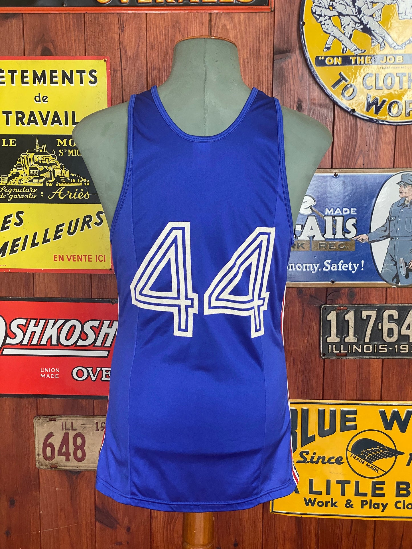 Size 44 EU Vintage 1970 Adidas jersey Made in Fance