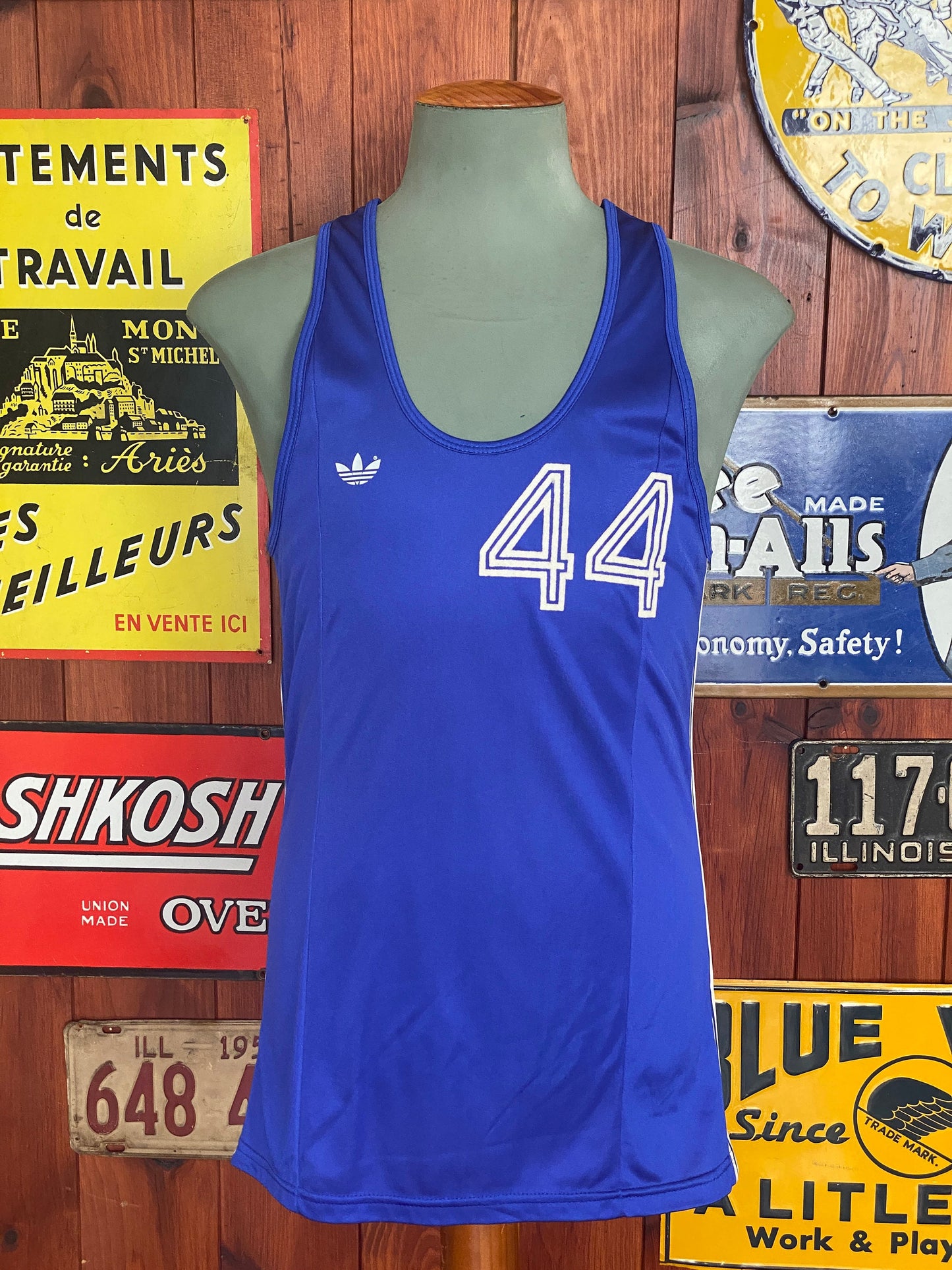 Size 44 EU Vintage 1970 Adidas jersey Made in Fance