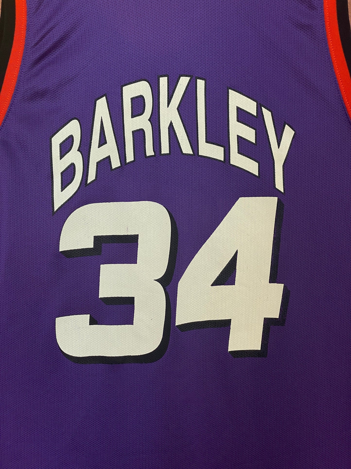Vintage Suns NBA Jersey #34 Barkley - Size 44 | Made in USA by Champion