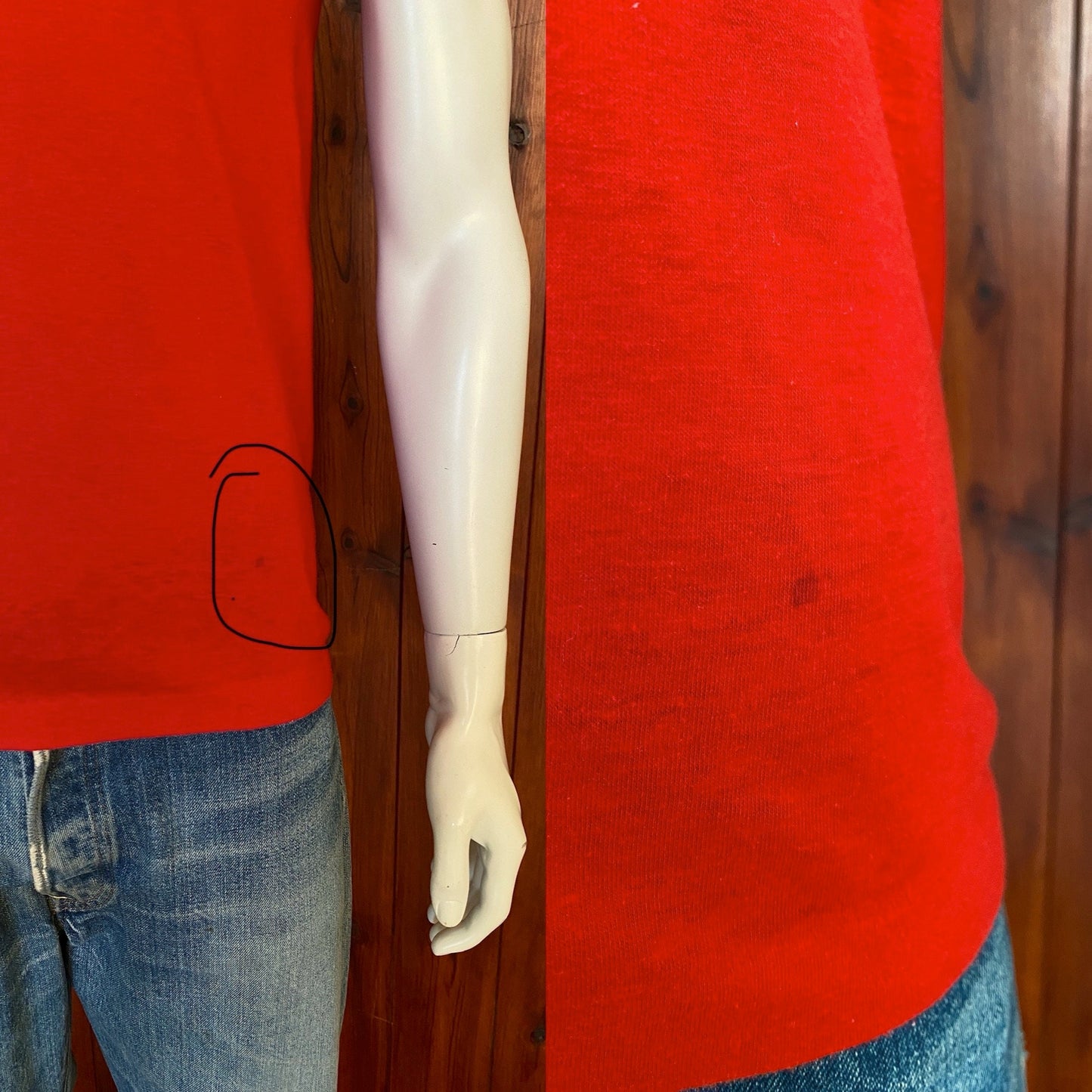 Large. Vintage 50/50 cotton Las Vegas T shirt made in USA
