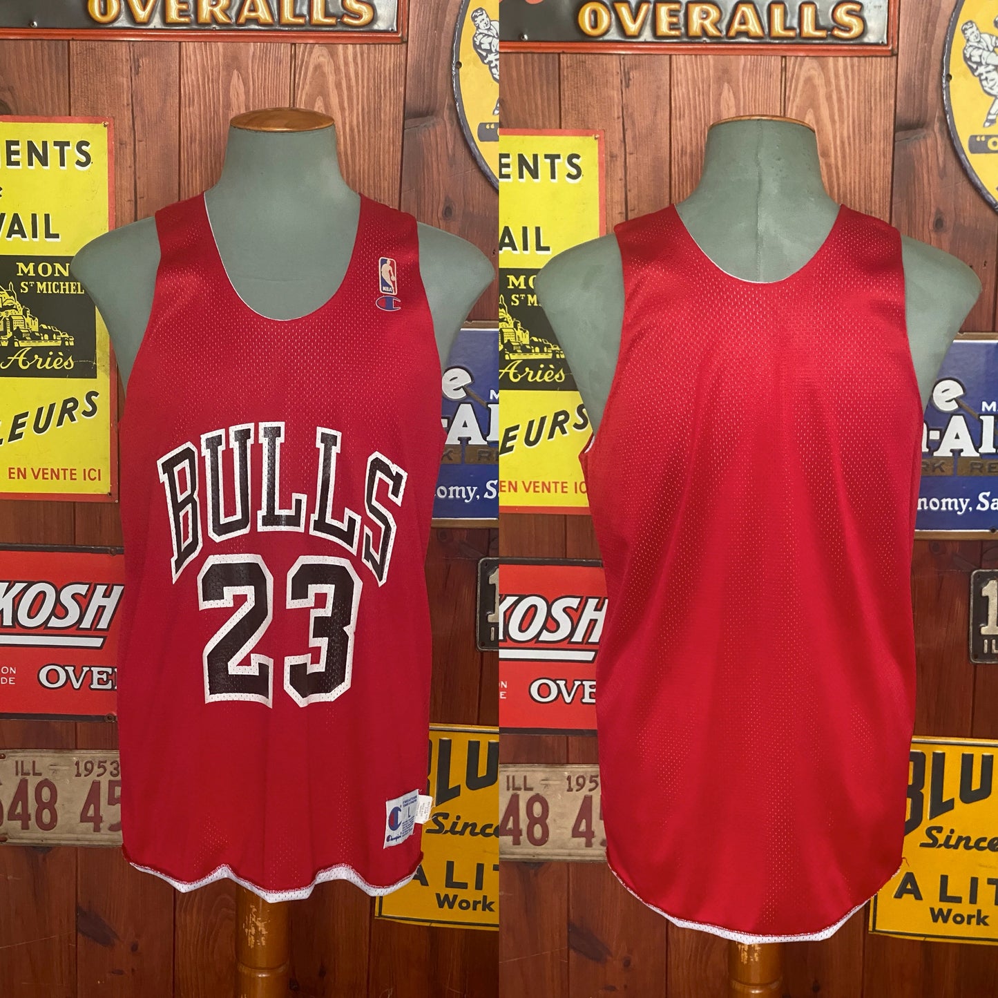Size Large Vintage 90s Bulls NBA Jersey - Player Jordan #23 | Champion Authenticity