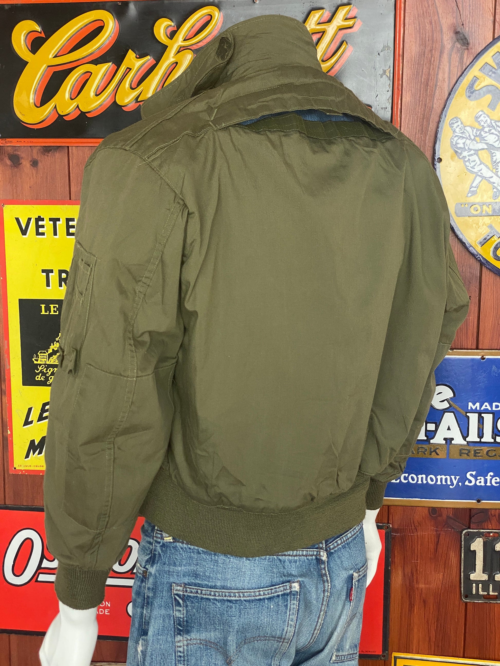 Vintage 1989 Cold Weather Military Bomber - Size Large Short | Authentic Military Style