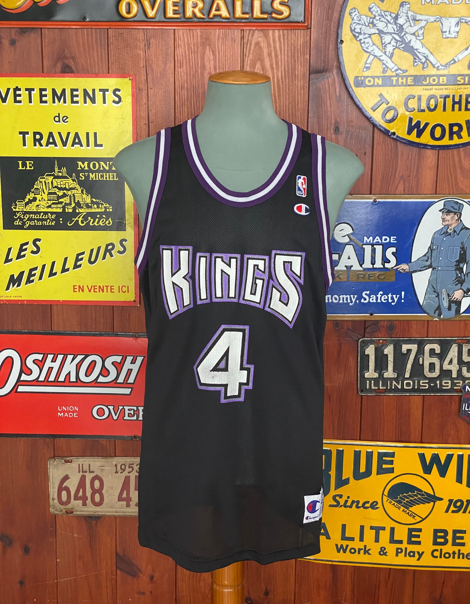 90s Vintage Kings NBA Jersey, #4 Williamson Champion Jersey, Size 48, Authentic NBA Jersey, Sports Memorabilia, Basketball Apparel