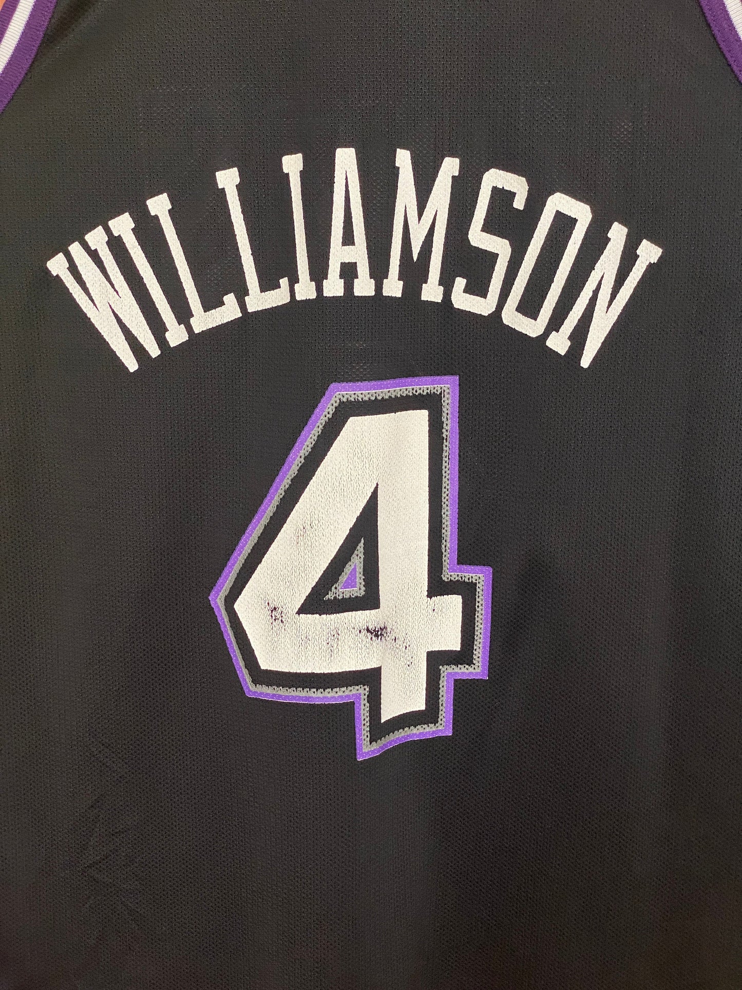 90s Vintage Kings NBA Jersey, #4 Williamson Champion Jersey, Size 48, Authentic NBA Jersey, Sports Memorabilia, Basketball Apparel