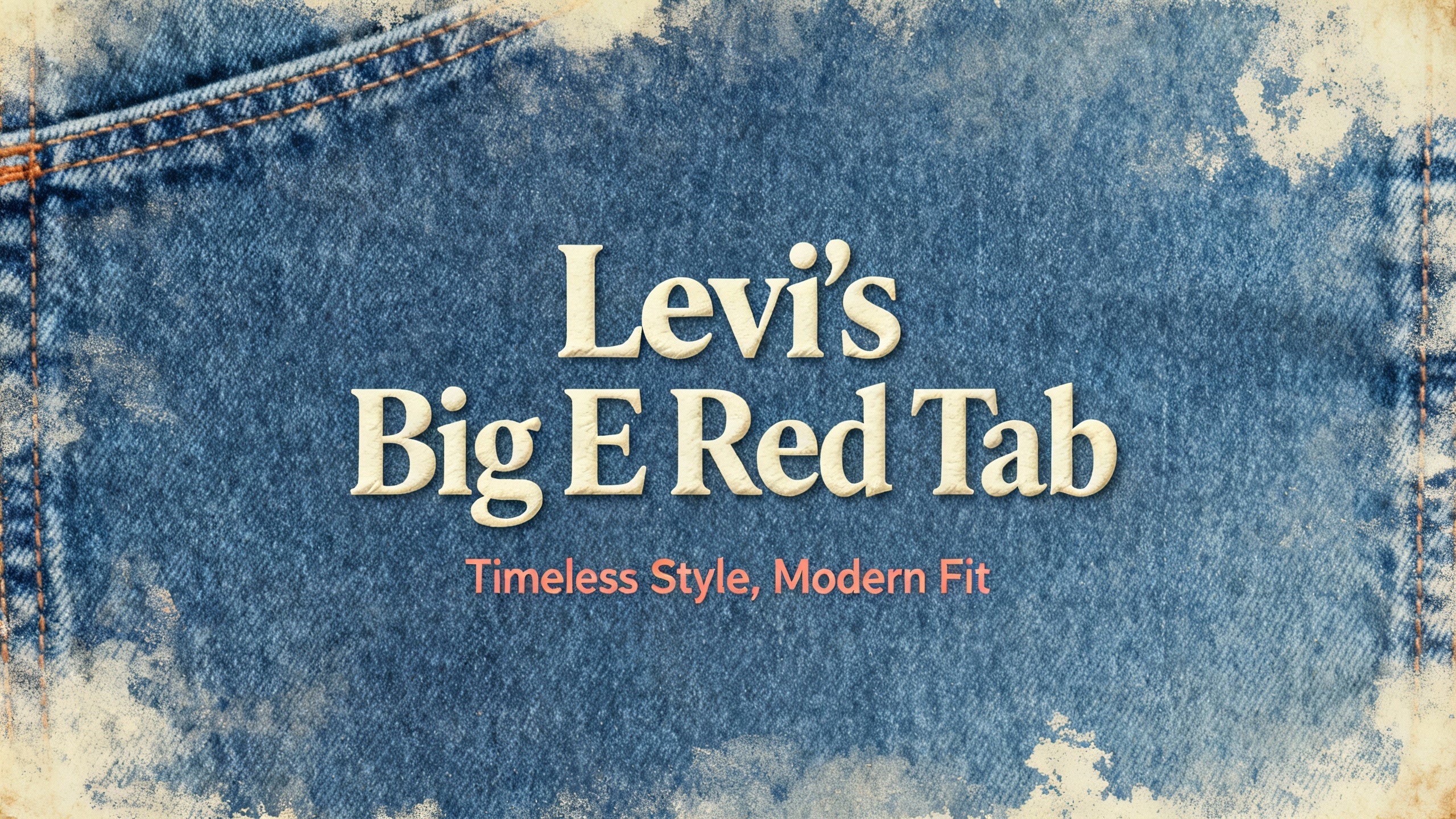 Levi's Big E Denim | Vintage USA-Made Levi's Guide – AJ357 Studio