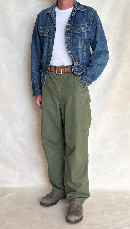 Vintage 1950s M-51 US Army Field Cargo Pants – Made in USA - Size Medium Reg.  Military Trousers