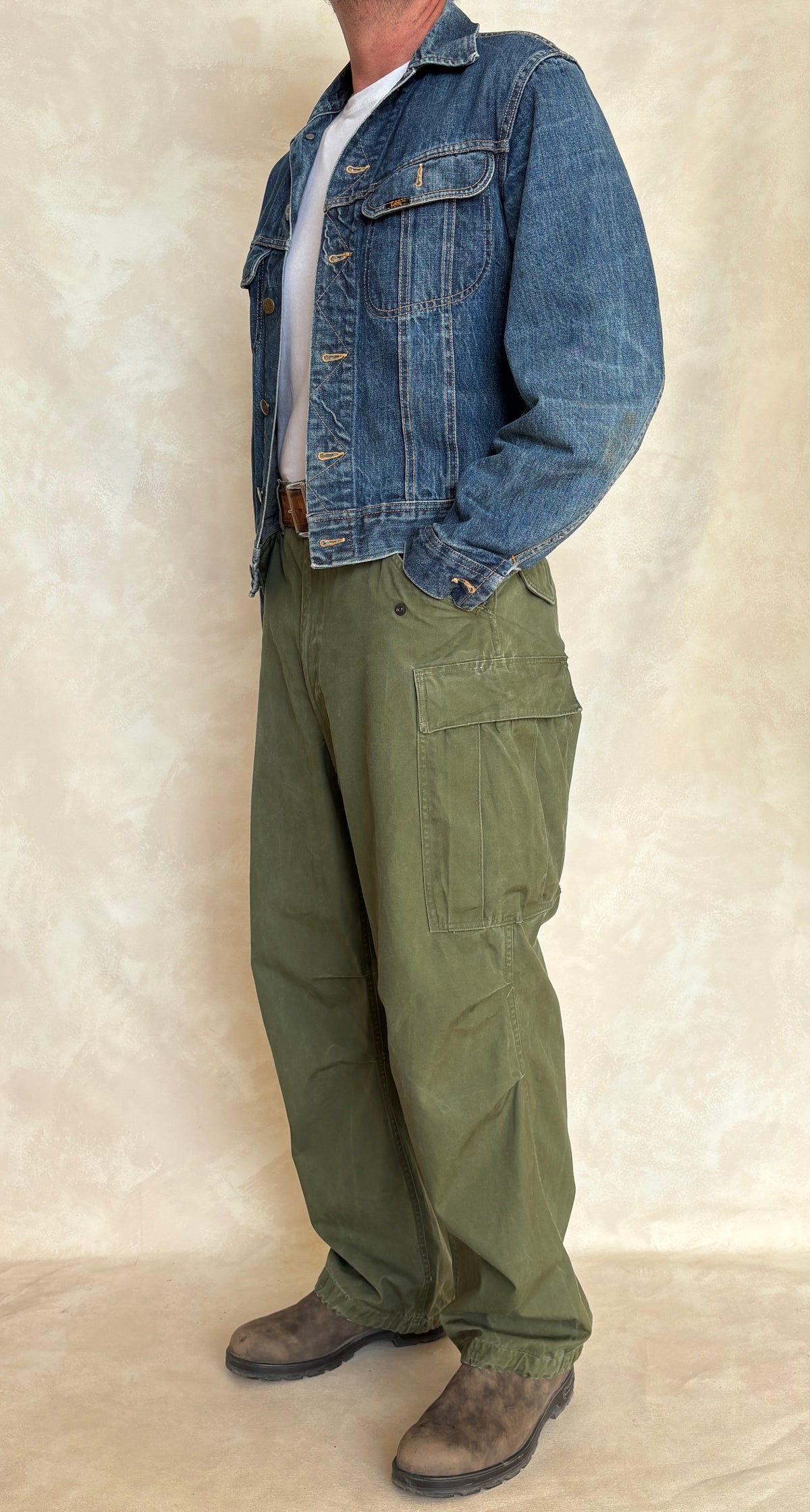 Vintage 1950s M-51 US Army Field Cargo Pants – Made in USA - Size Medium Reg.  Military Trousers