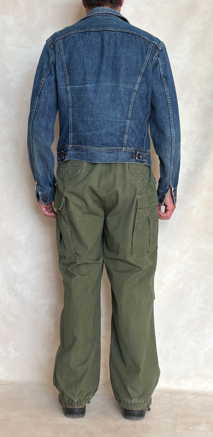 Vintage 1950s M-51 US Army Field Cargo Pants – Made in USA - Size Medium Reg.  Military Trousers