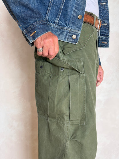 Vintage 1950s M-51 US Army Field Cargo Pants – Made in USA - Size Medium Reg.  Military Trousers