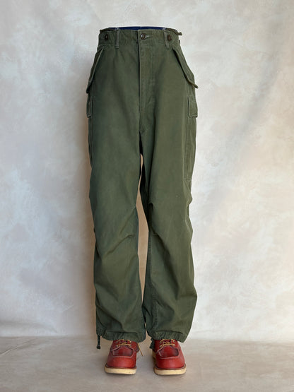 Vintage 1950s M-51 US Army Field Cargo Pants – Made in USA - Size Medium Reg.  Military Trousers